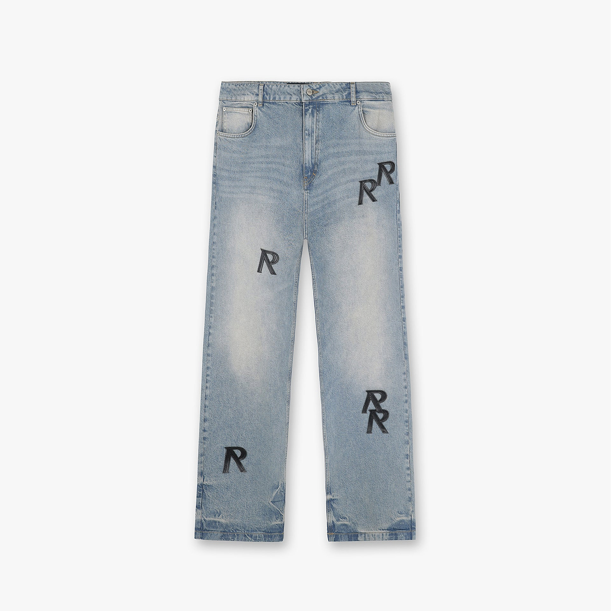 R3 Initial Baggy Denim, Blue