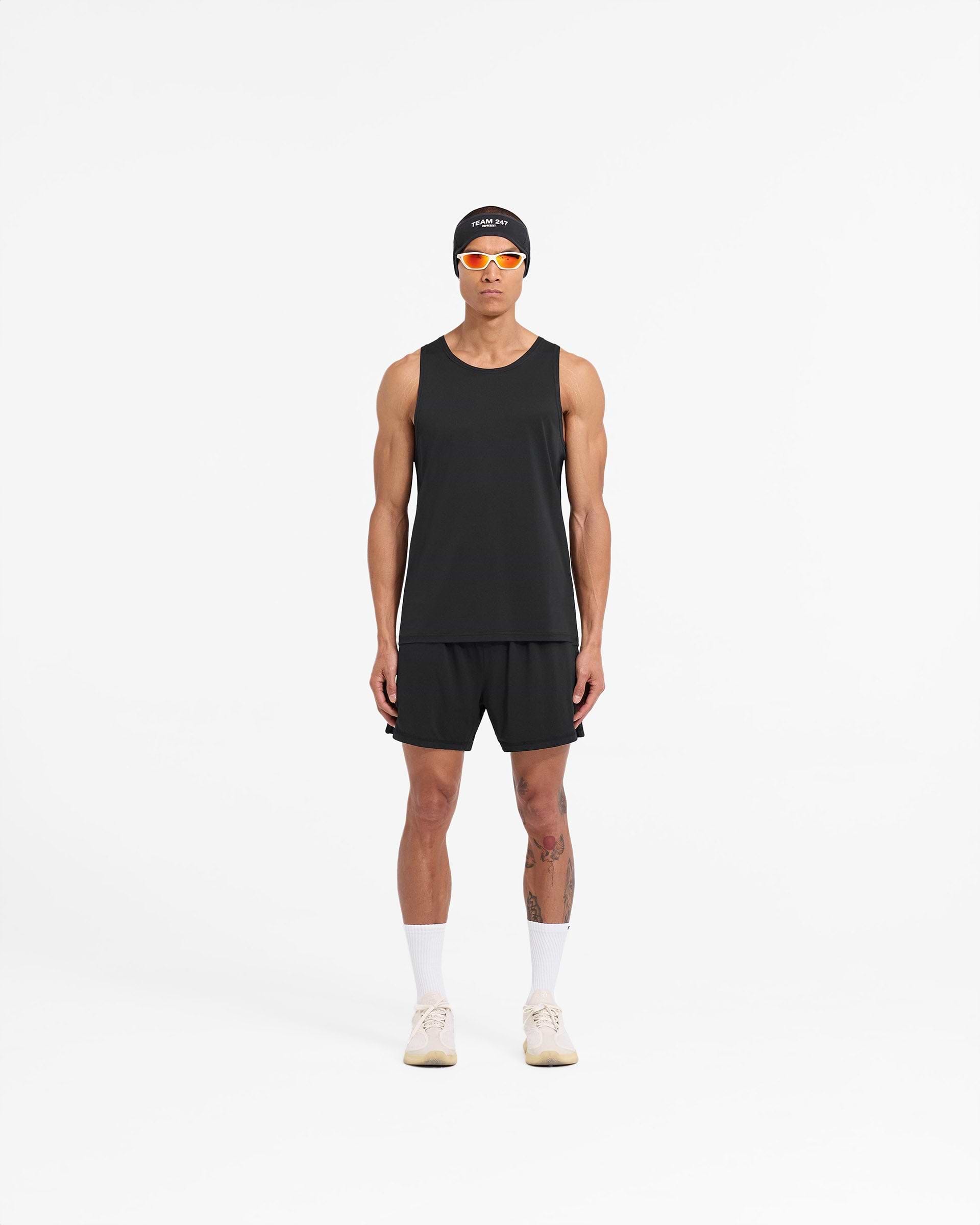 最も優遇の Black Mesh Gym Vest | 247 DNA | REPRESENT トップス