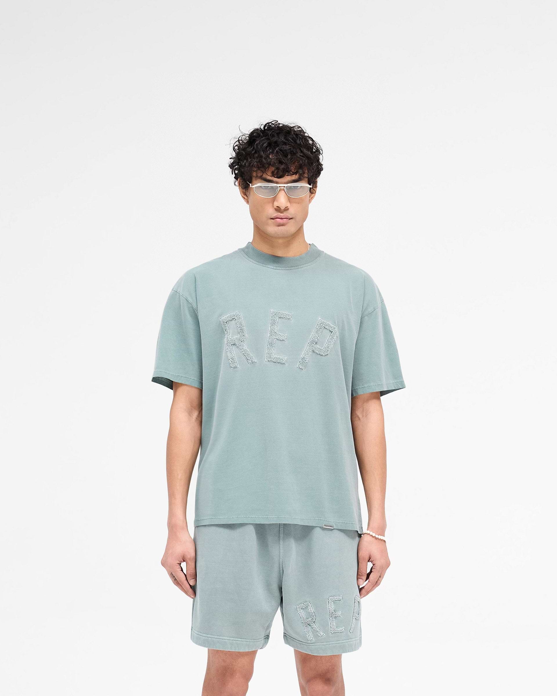 Rep Applique T-Shirt - Forest Green | REPRESENT