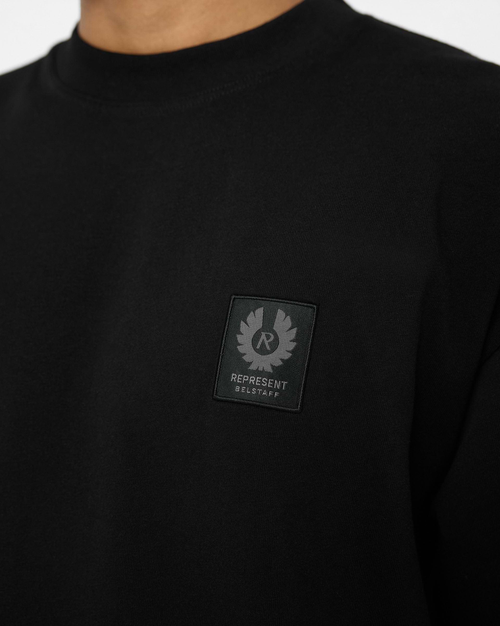 Represent X Belstaff Patch T-Shirt | Black | REPRESENT