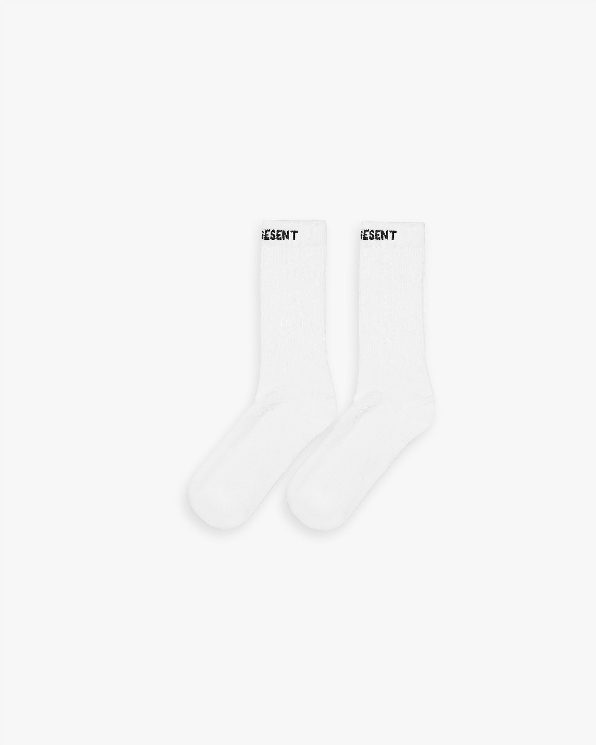 Core Sock | White Accessories FW23 | Represent Clo
