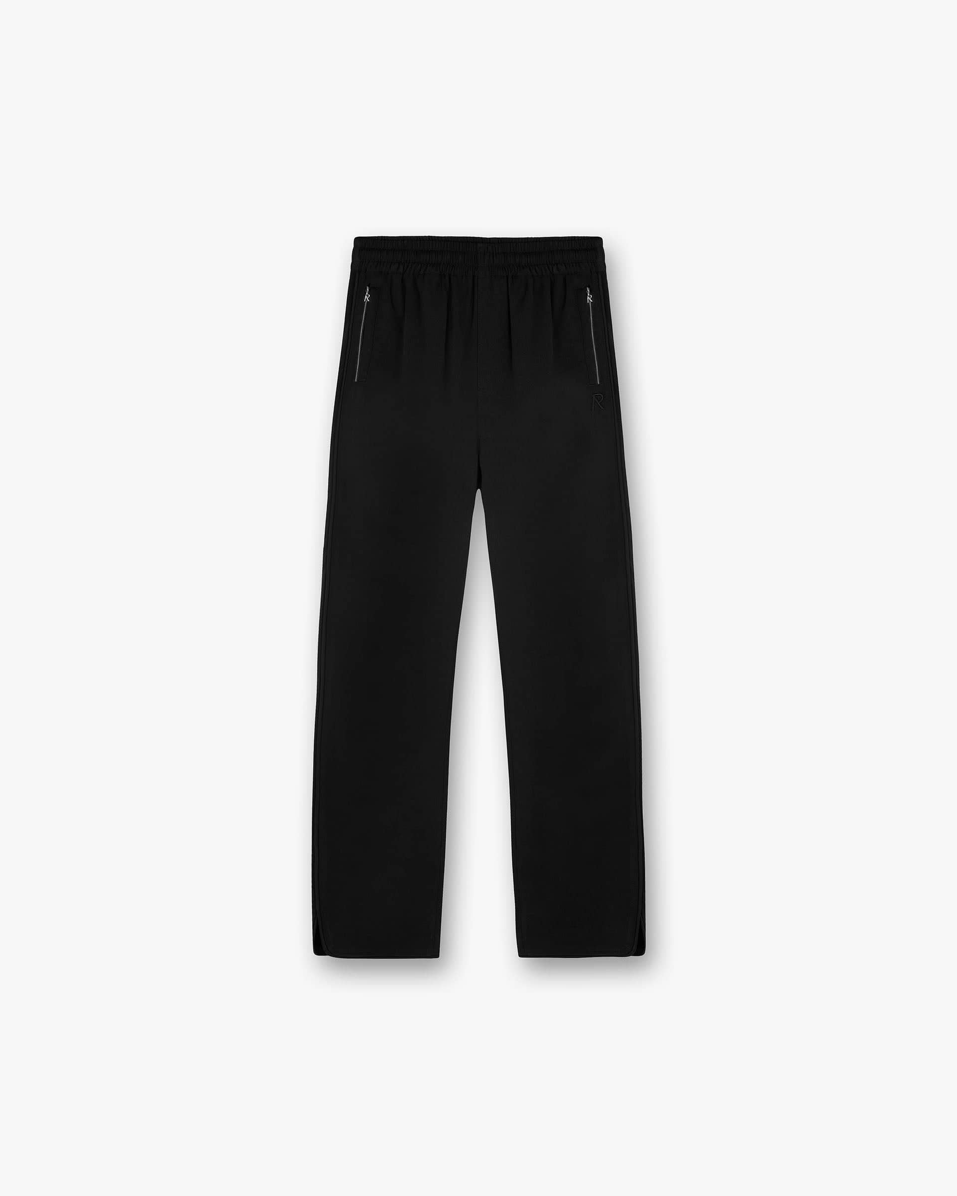 Piped Track Pant - Jet Black