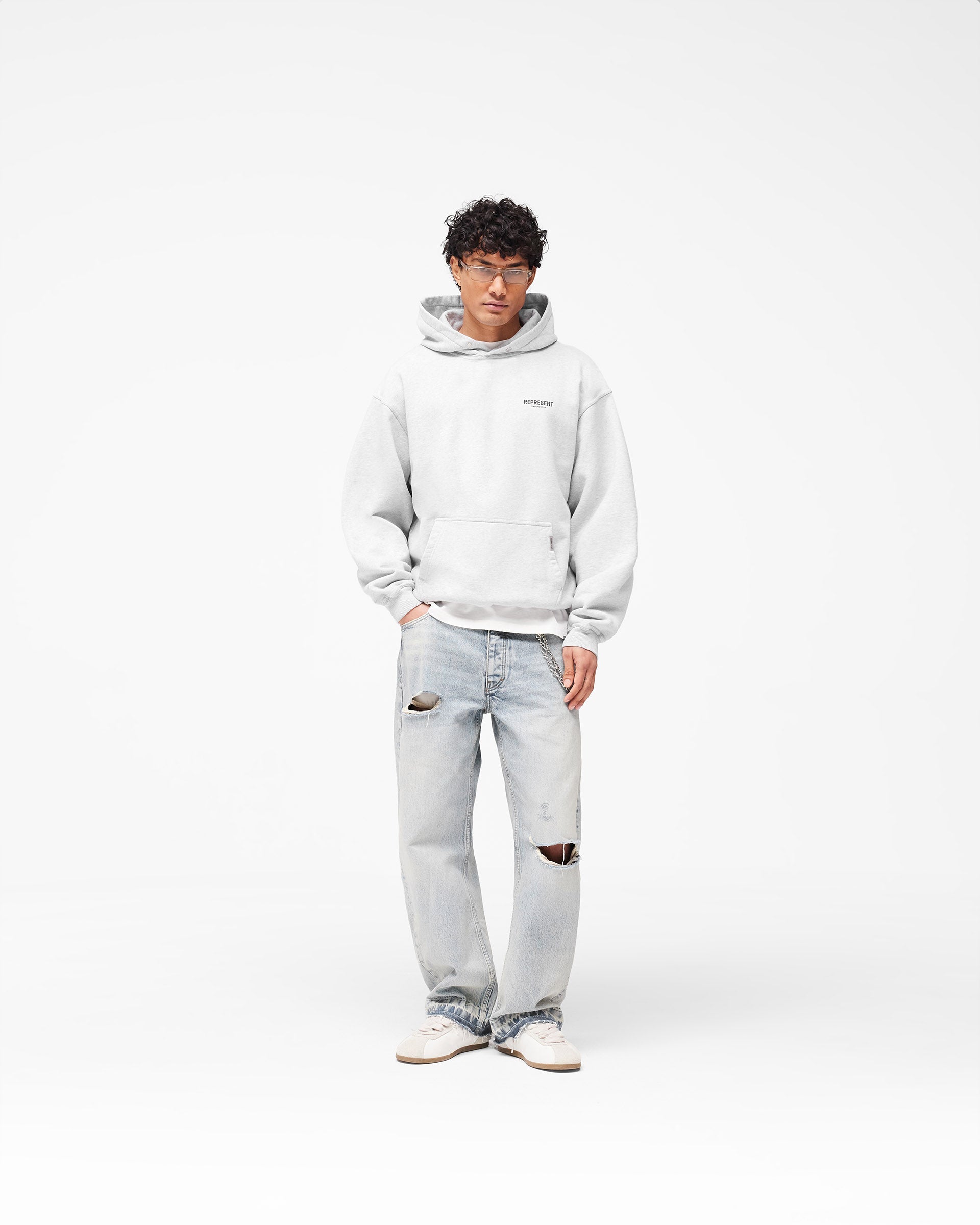 Represent Owners Club Hoodie - Ash Grey