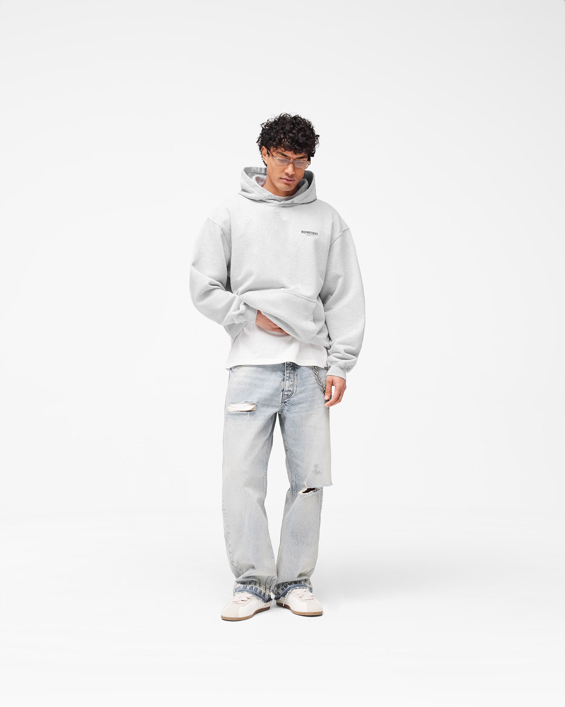 Represent Owners Club Hoodie - Ash Grey