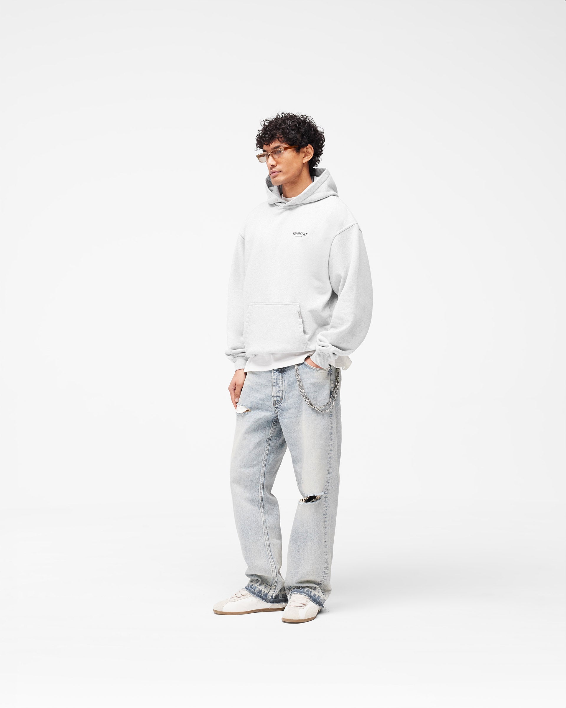 Represent Owners Club Hoodie - Ash Grey