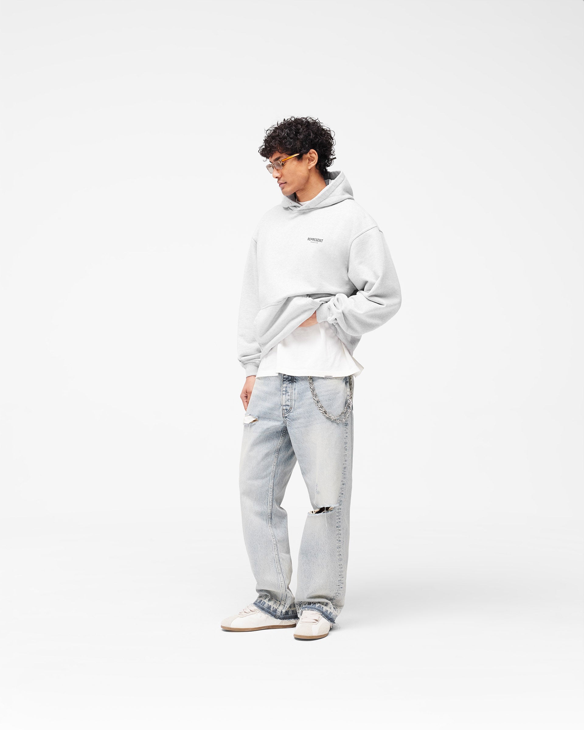 Represent Owners Club Hoodie - Ash Grey