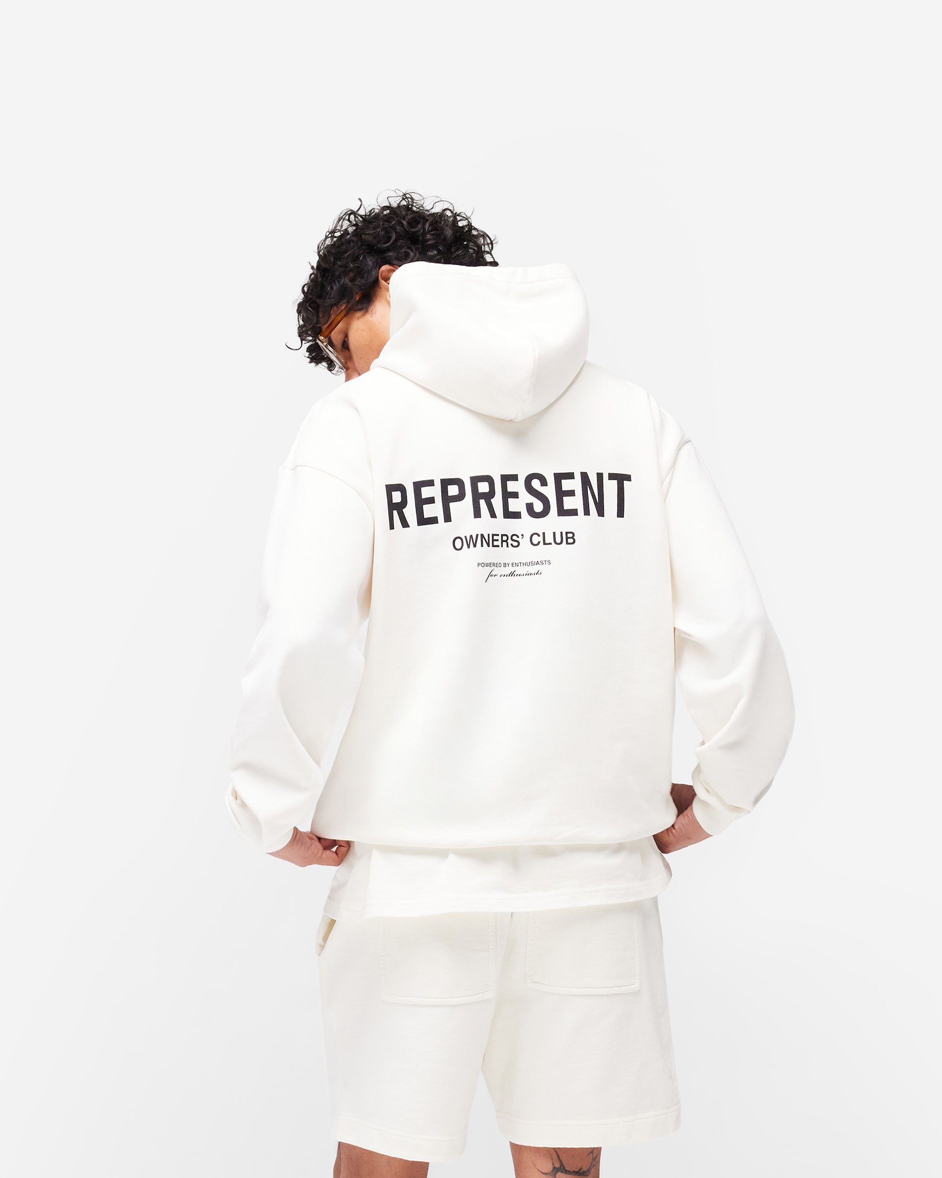 white clb hoodie