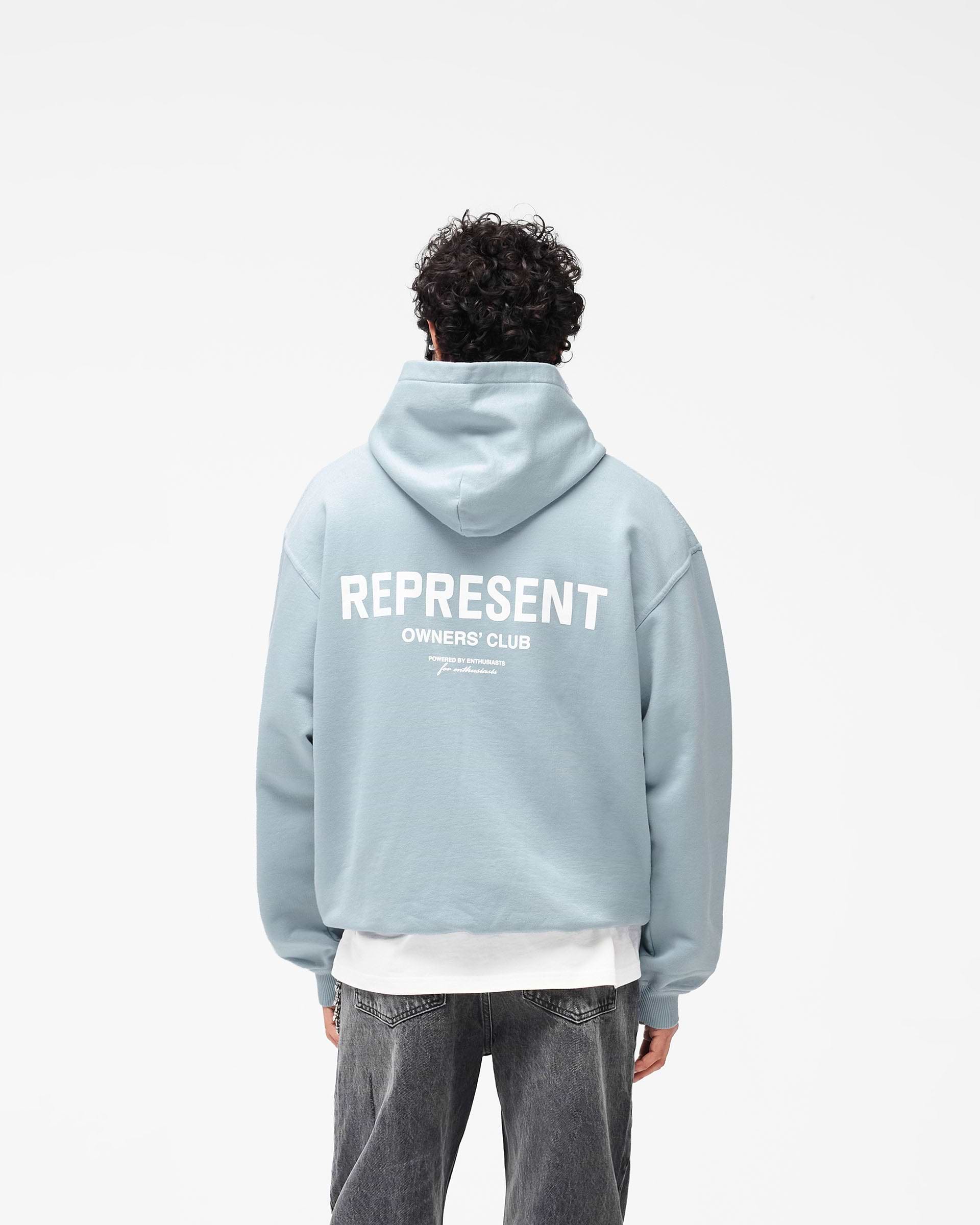 あ*る様 REPRESENT HOODIE Represent Owners Club Hoodie | Powder Blue Hoodies | REPRESENT