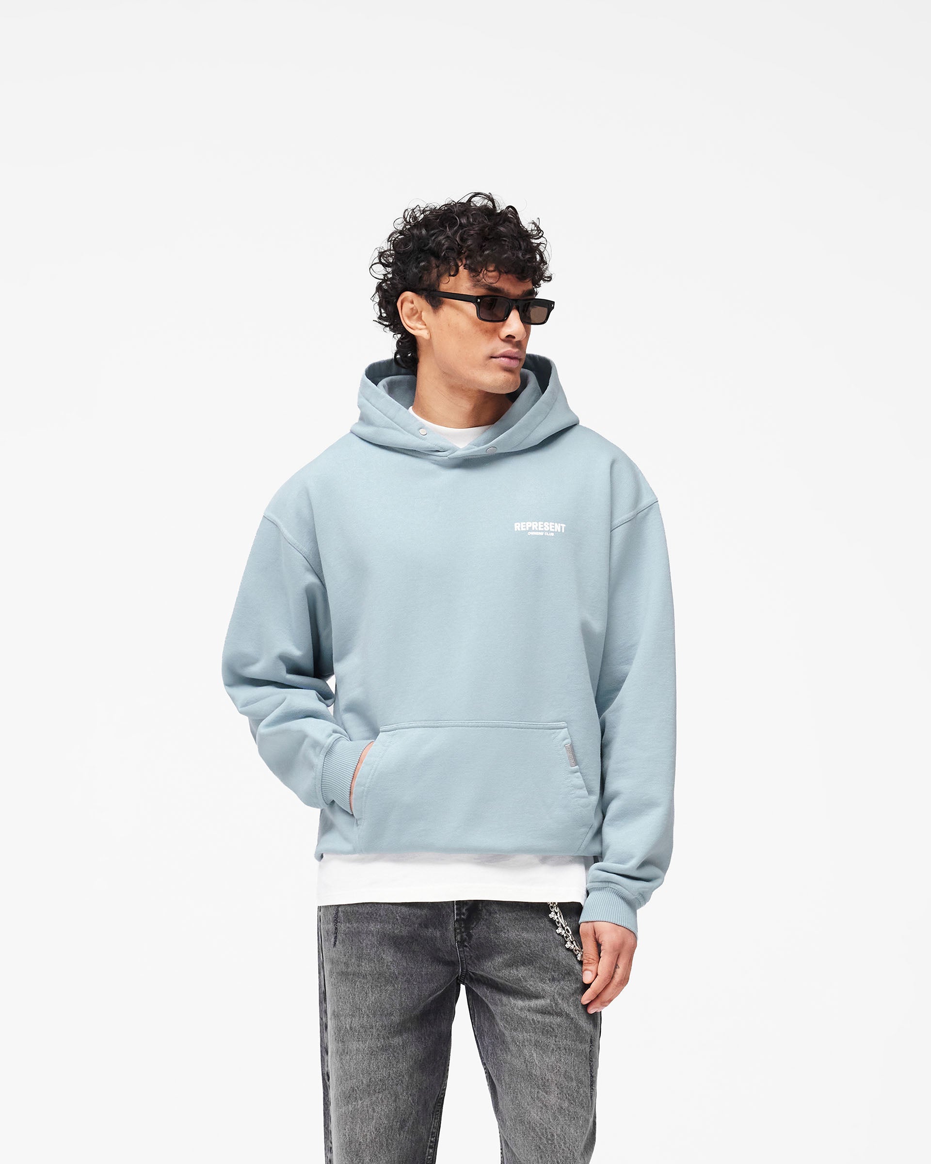 Represent Owners Club Hoodie - Powder Blue