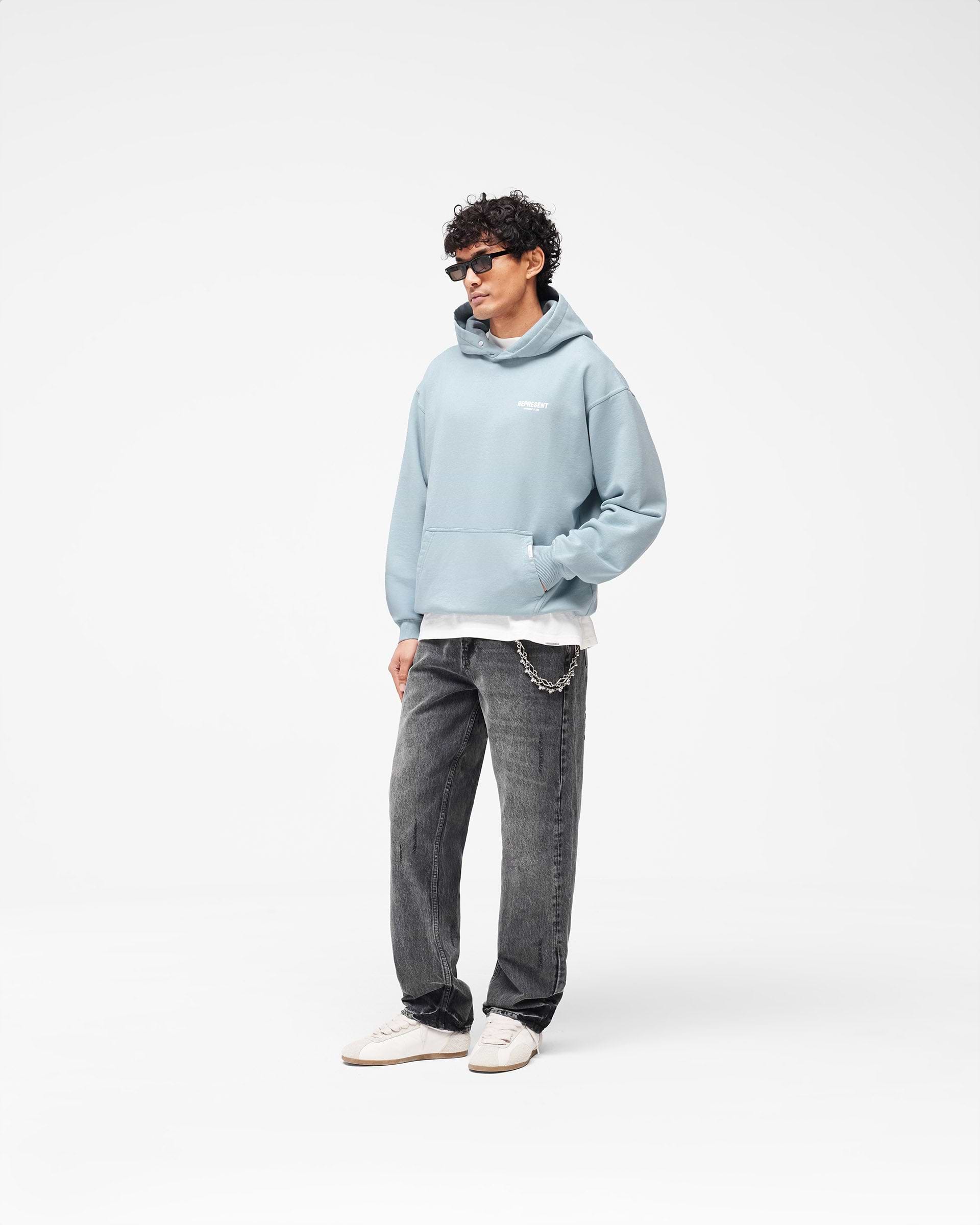 Represent Owners Club Hoodie | Powder Blue Hoodies | REPRESENT