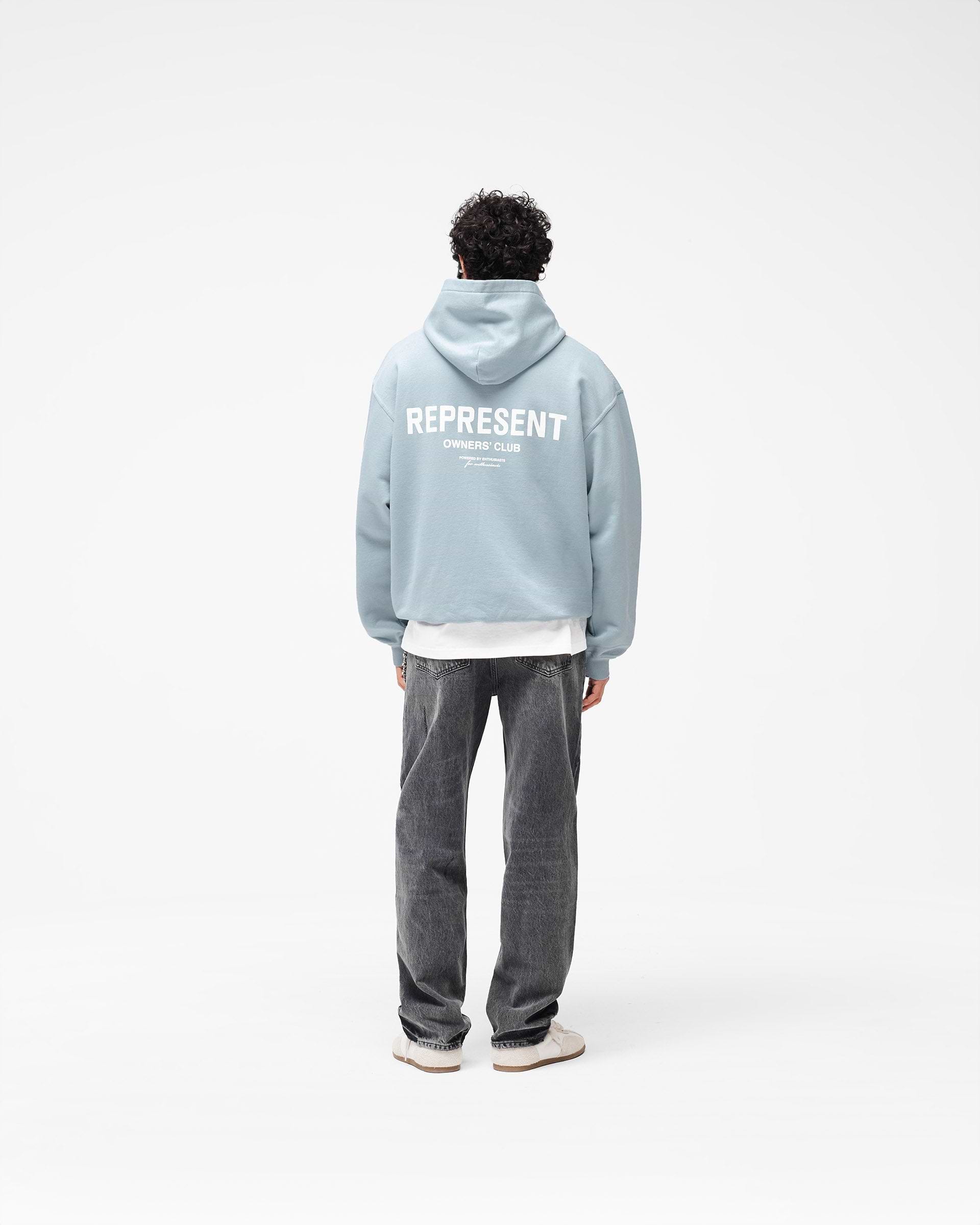 あ*る様 REPRESENT HOODIE Represent Owners Club Hoodie | Powder Blue Hoodies | REPRESENT