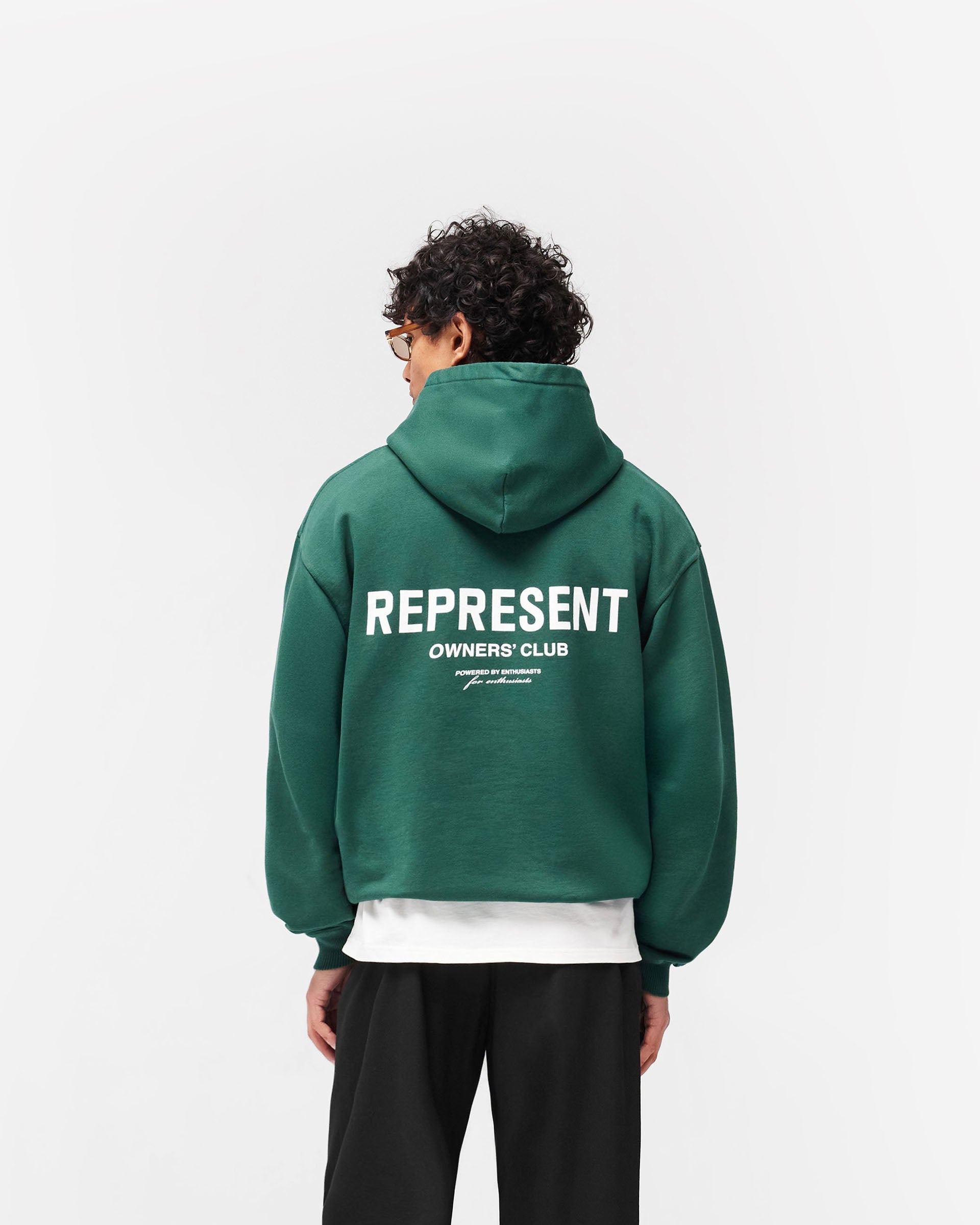 Represent Owners Club Hoodie - Racing Green | REPRESENT