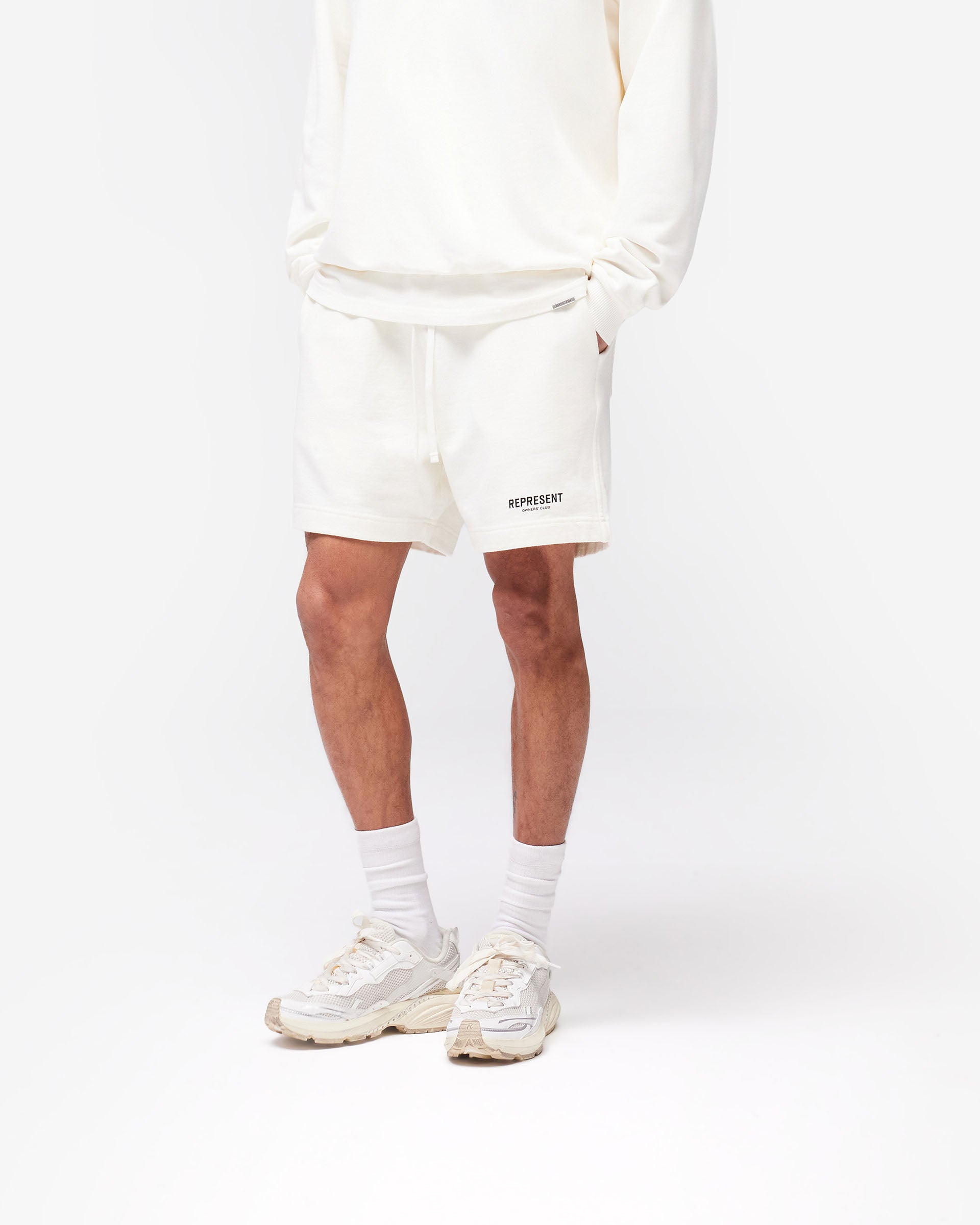 Represent Owners Club Shorts - Flat White