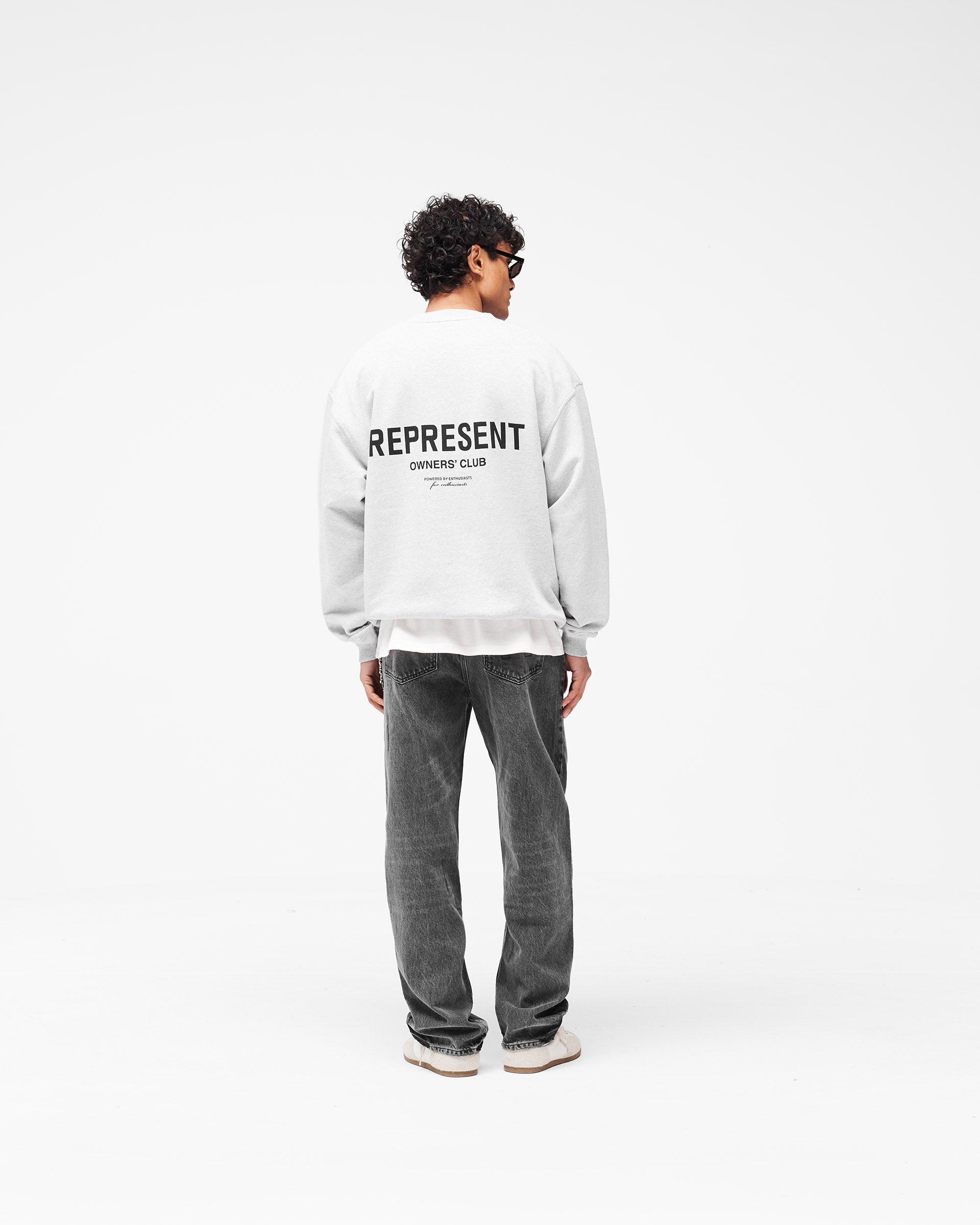 Represent Owners Club Sweater - Ash Grey