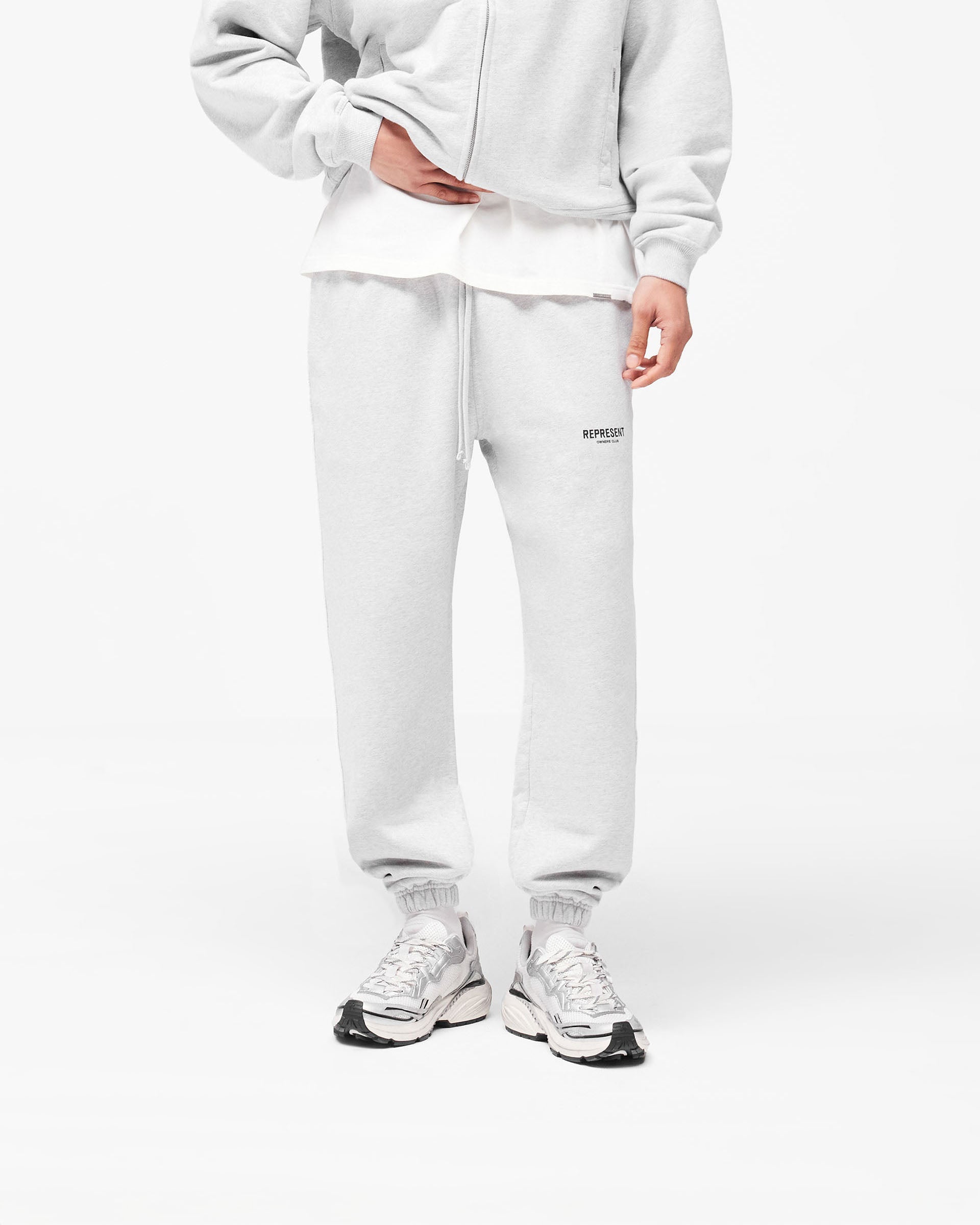 Ash Grey Sweatpants | Owners Club | REPRESENT