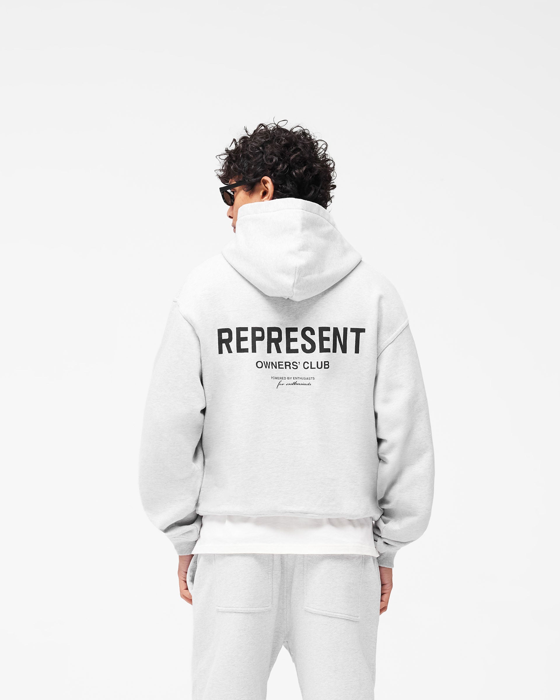 Owners' Club Zip Hoodie | Ash Grey | REPRESENT