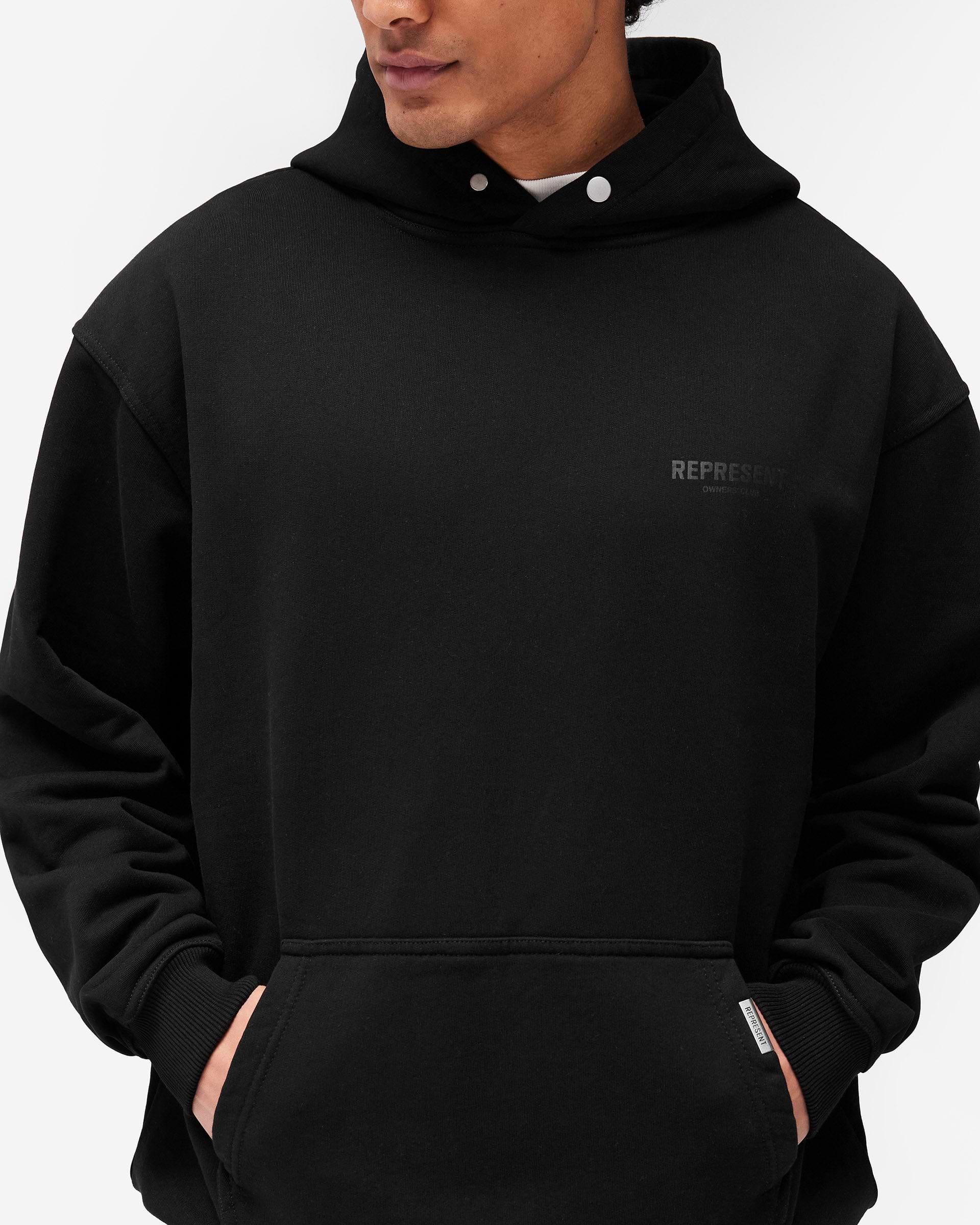 Represent Owners Club Hoodie - Black Matte