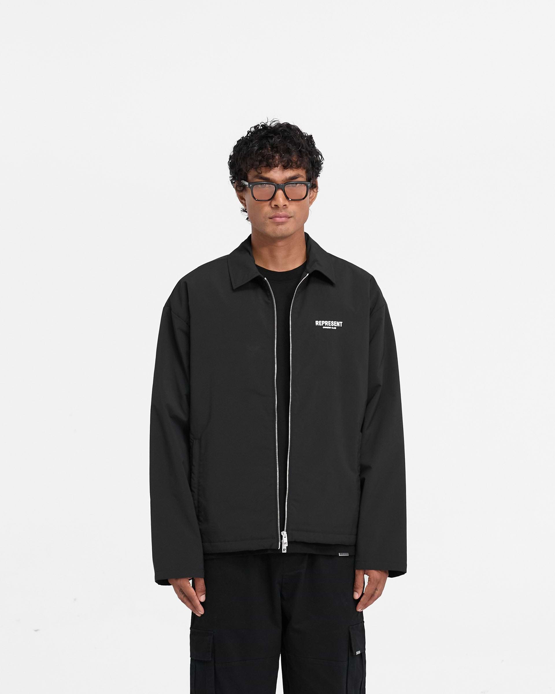 Represent Owners Club Coach Jacket - Black