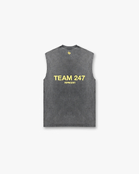 Team 247 Oversized Tank - Pewter Lemon