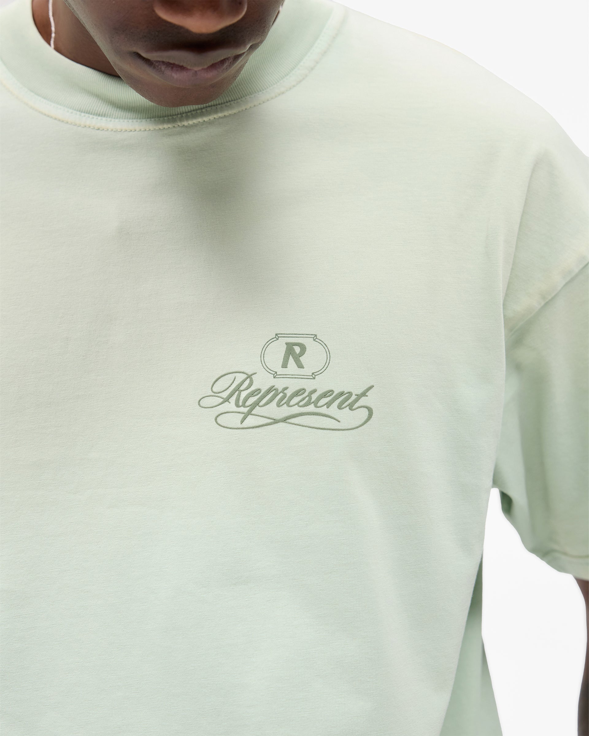 【REPRESENT】★Rep Grand Vintge T-Shirt★ Grand Vintage Hand Drawn T-Shirt - Aged White | REPRESENT