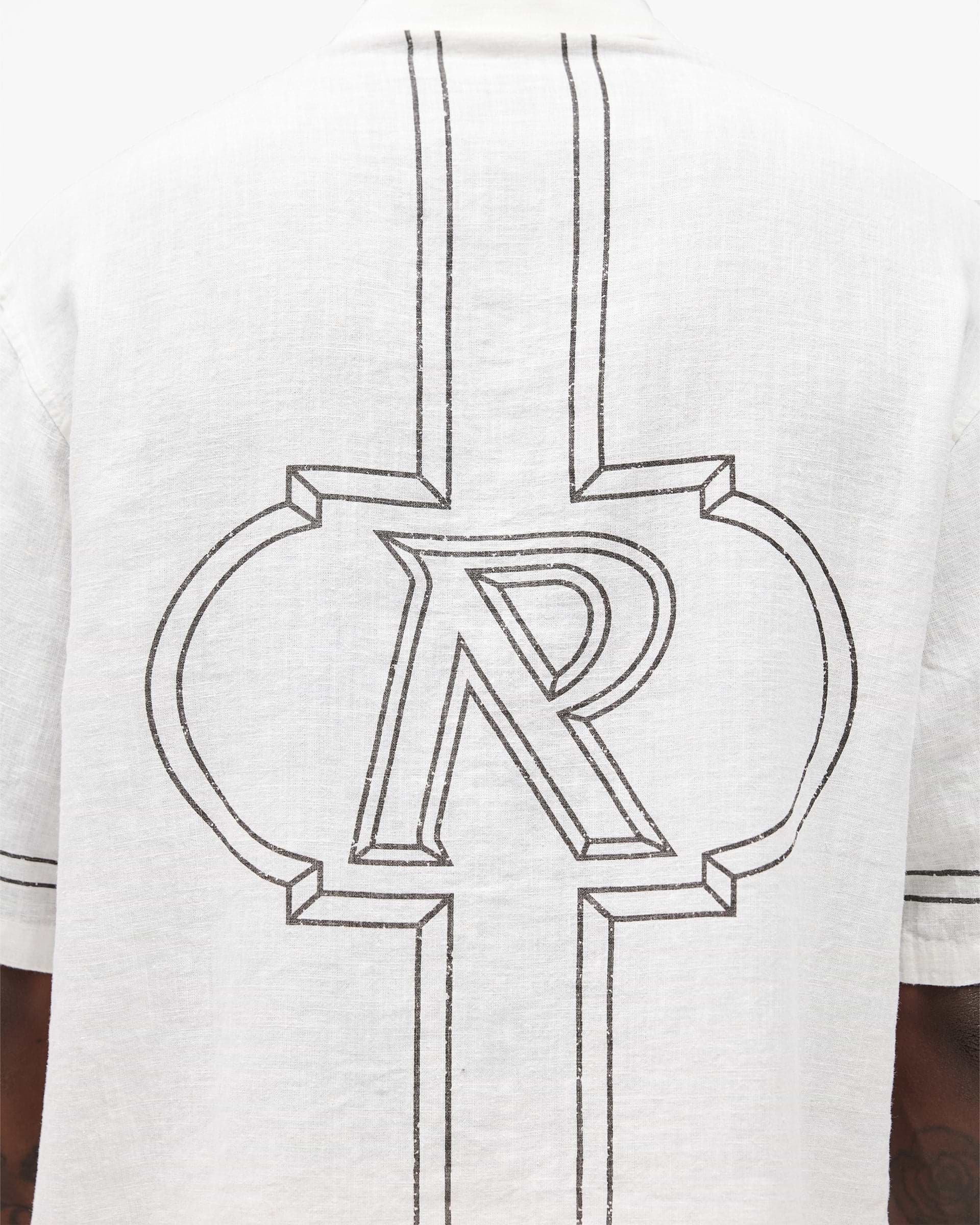 Border Shirt - Whisper White