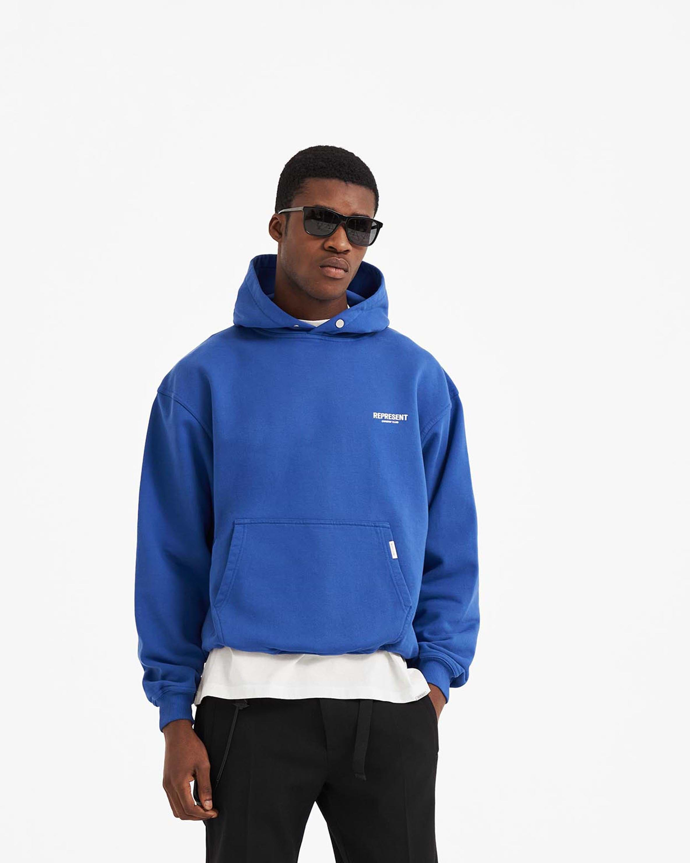 Supreme Underline Hoodie Royal buy Blue XL