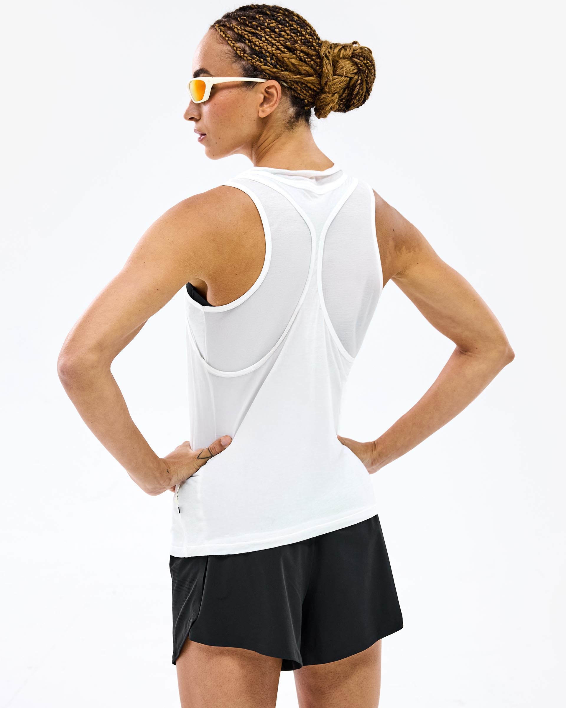 247 Double Layer Training Vest - White