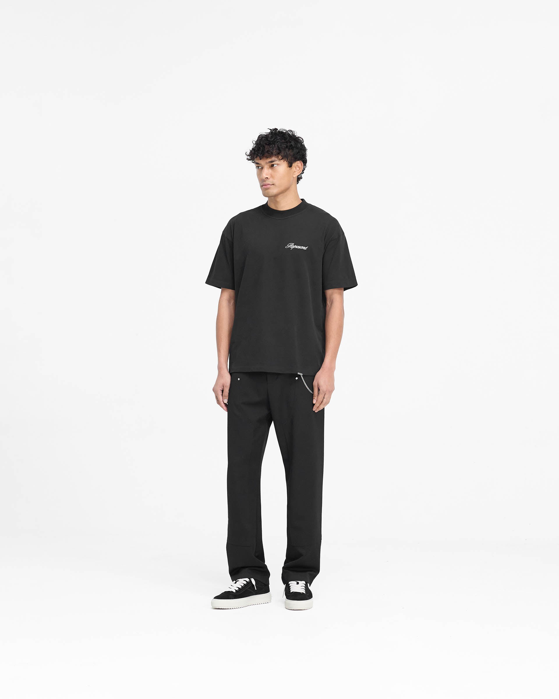 Script Logo T-Shirt - Black