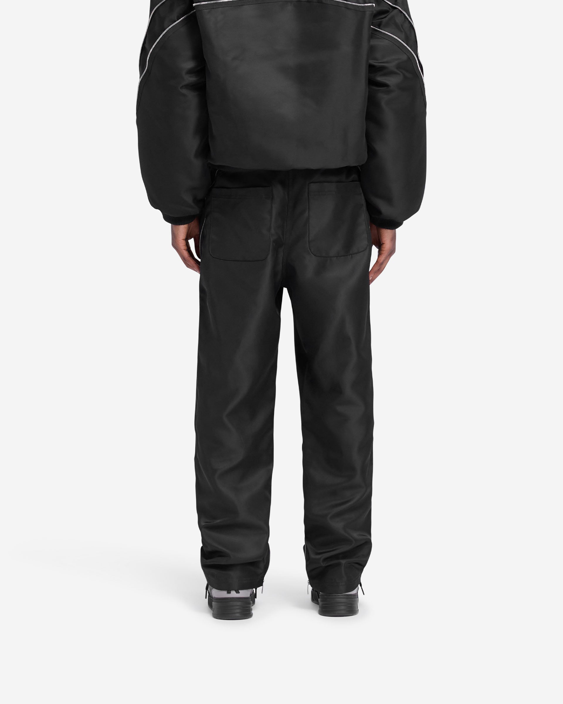 Zip Panel Pant - Jet Black