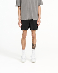 Cargo Swim Shorts - Jet Black
