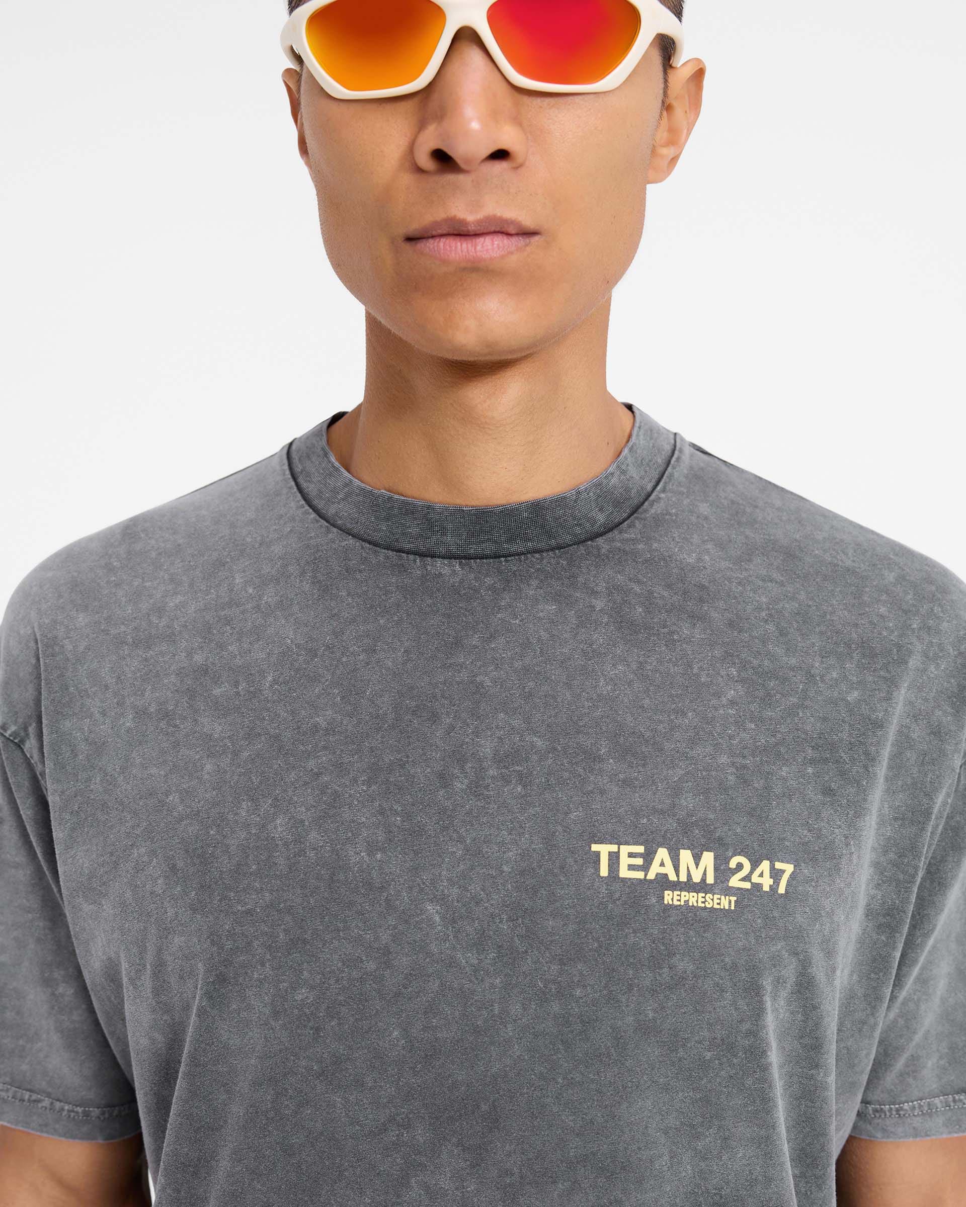 Team 247 Oversized T-Shirt - Pewter Lemon | REPRESENT