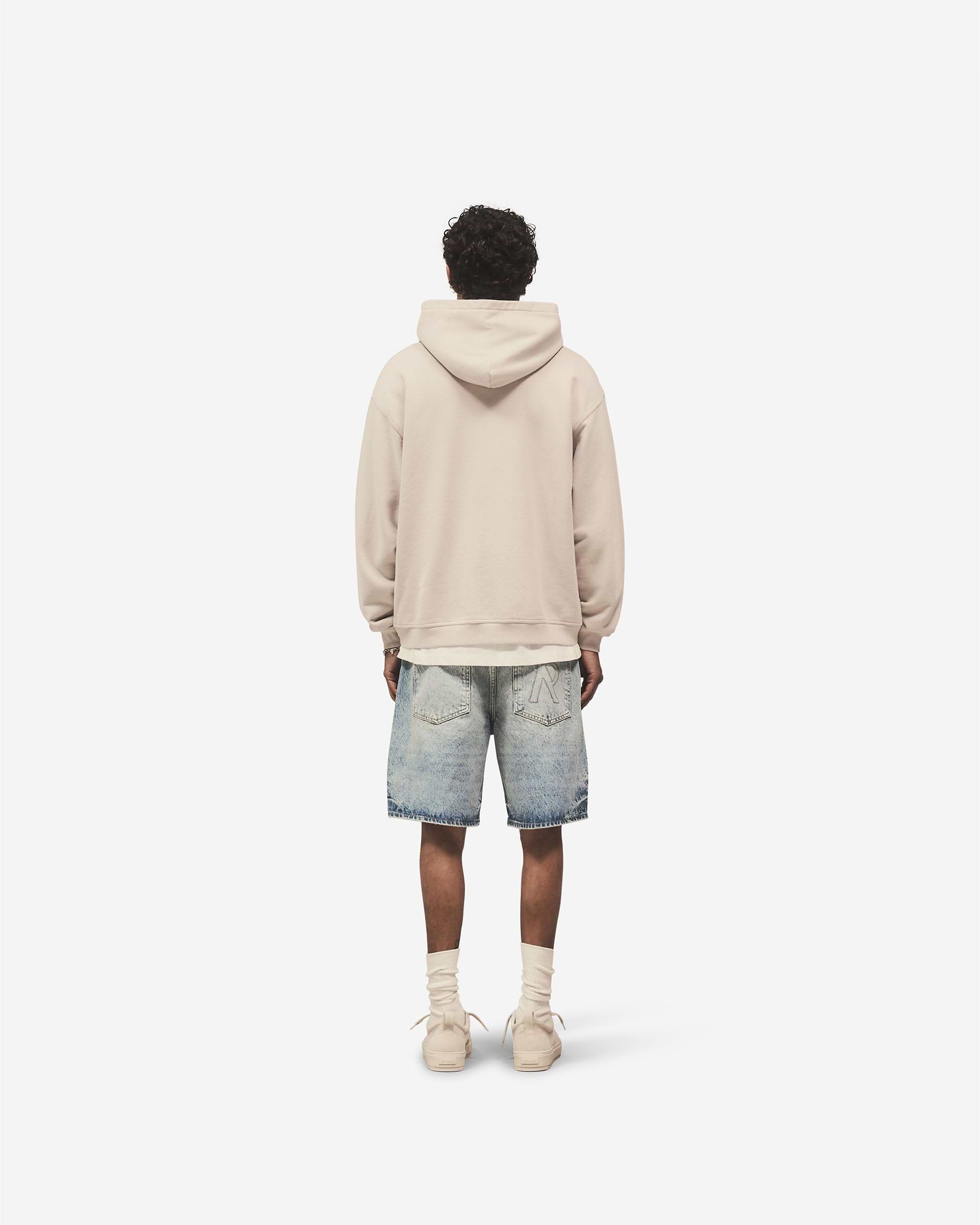 Concrete Script Logo Zip Hoodie | Mens Hoodies | REPRESENT
