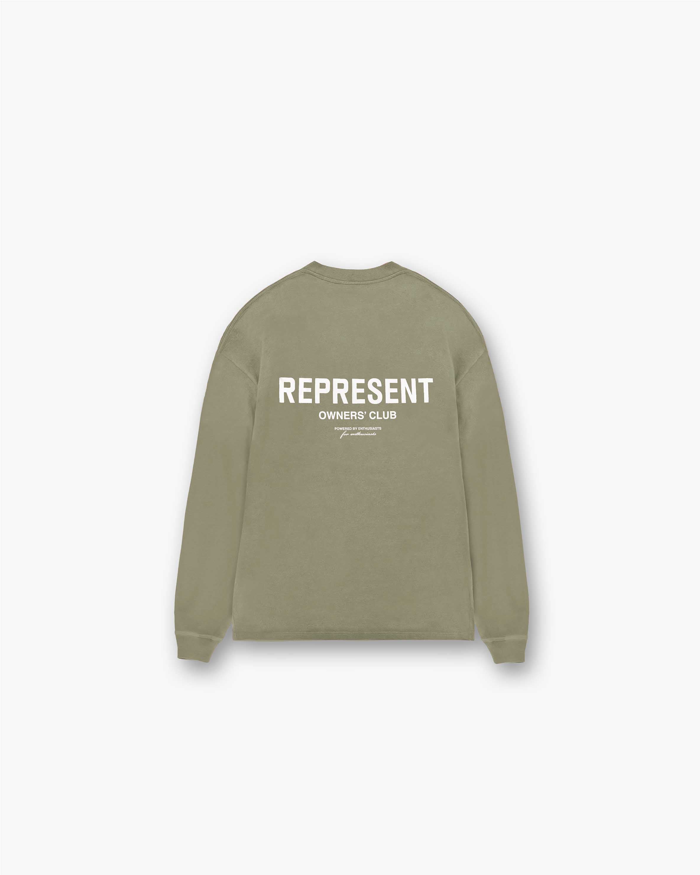 Represent Owners Club Long Sleeve T-Shirt - Olive