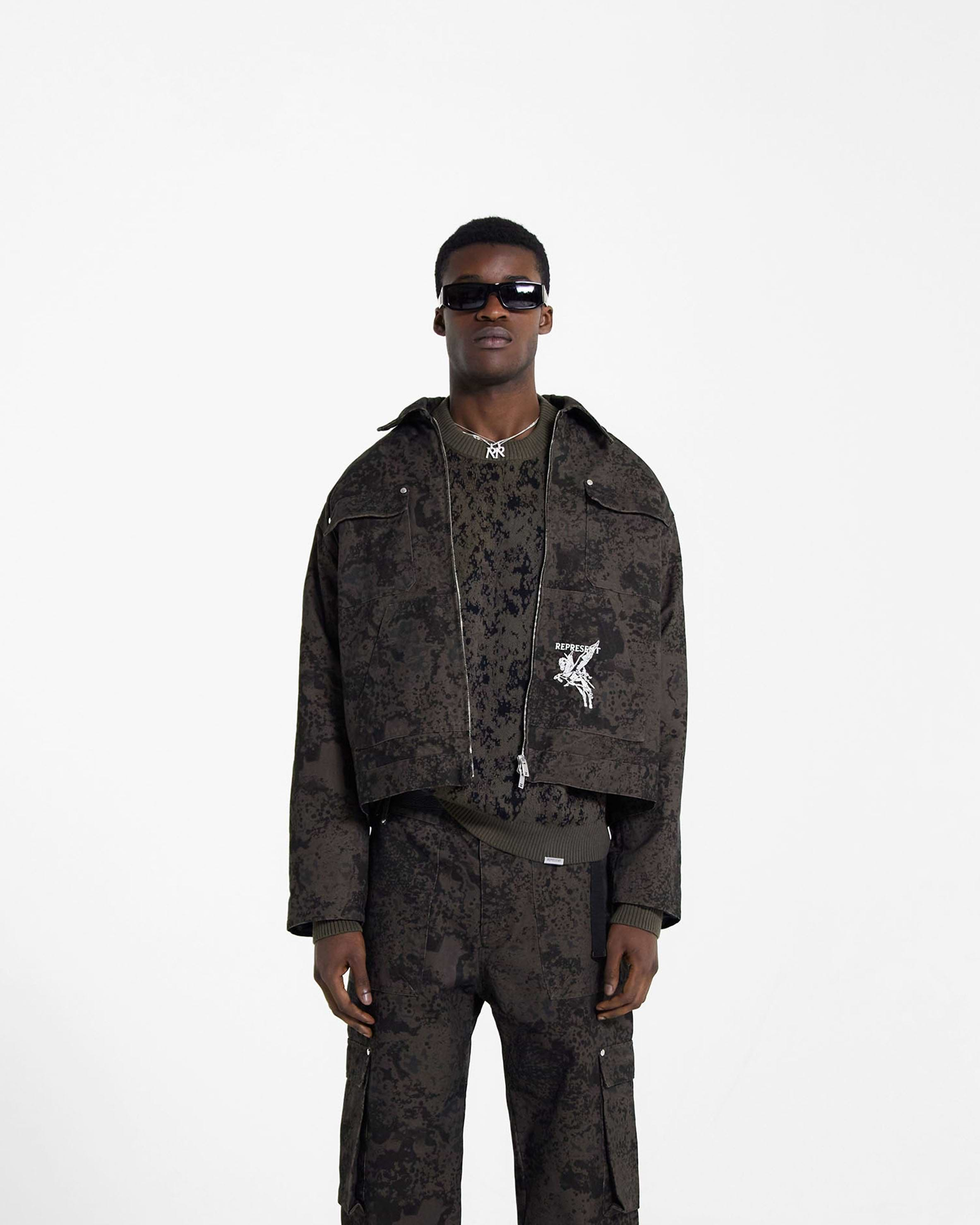 Camo Utility Jacket | REPRESENT CLO