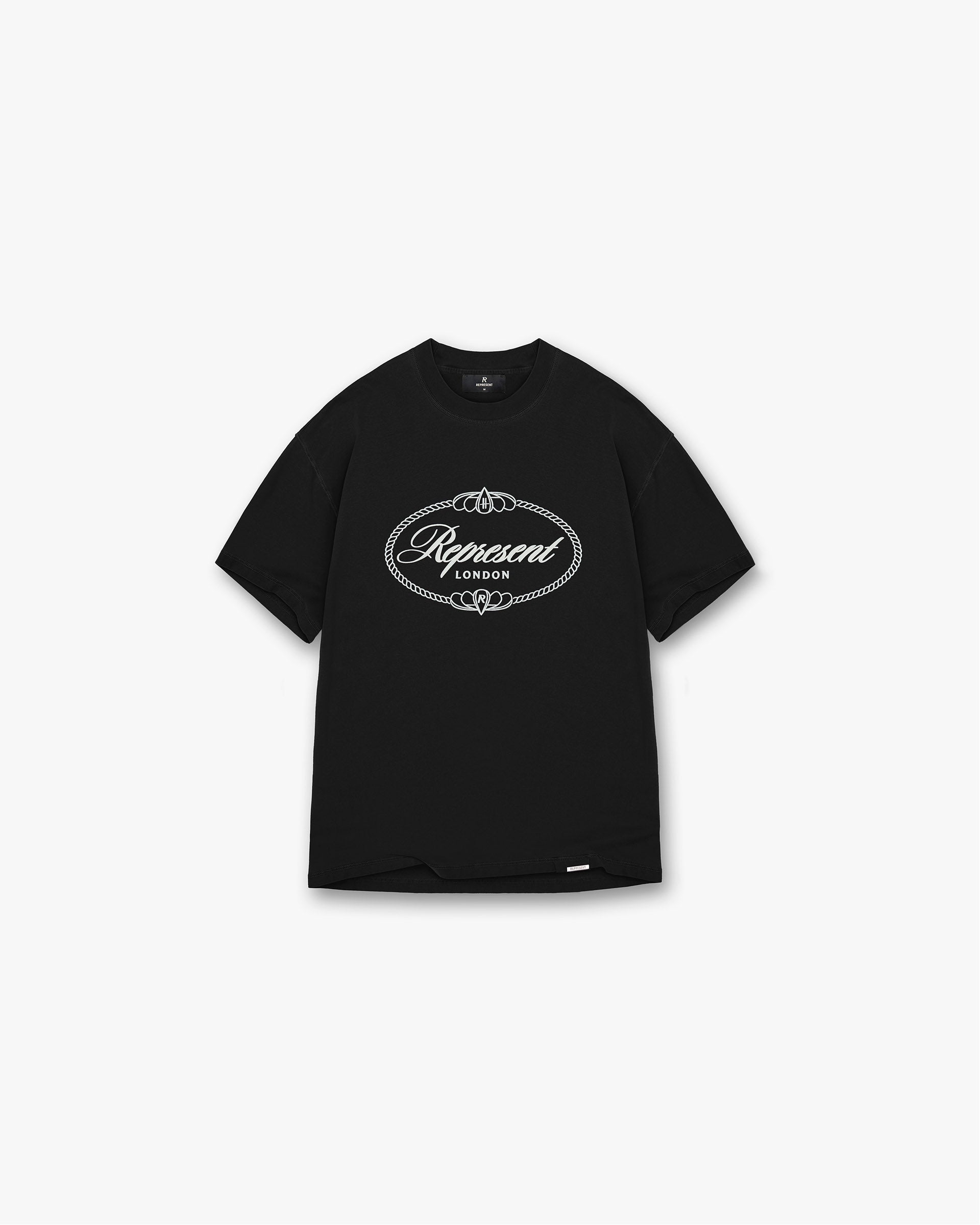 Represent X Harrods Crest T-Shirt - Jet Black