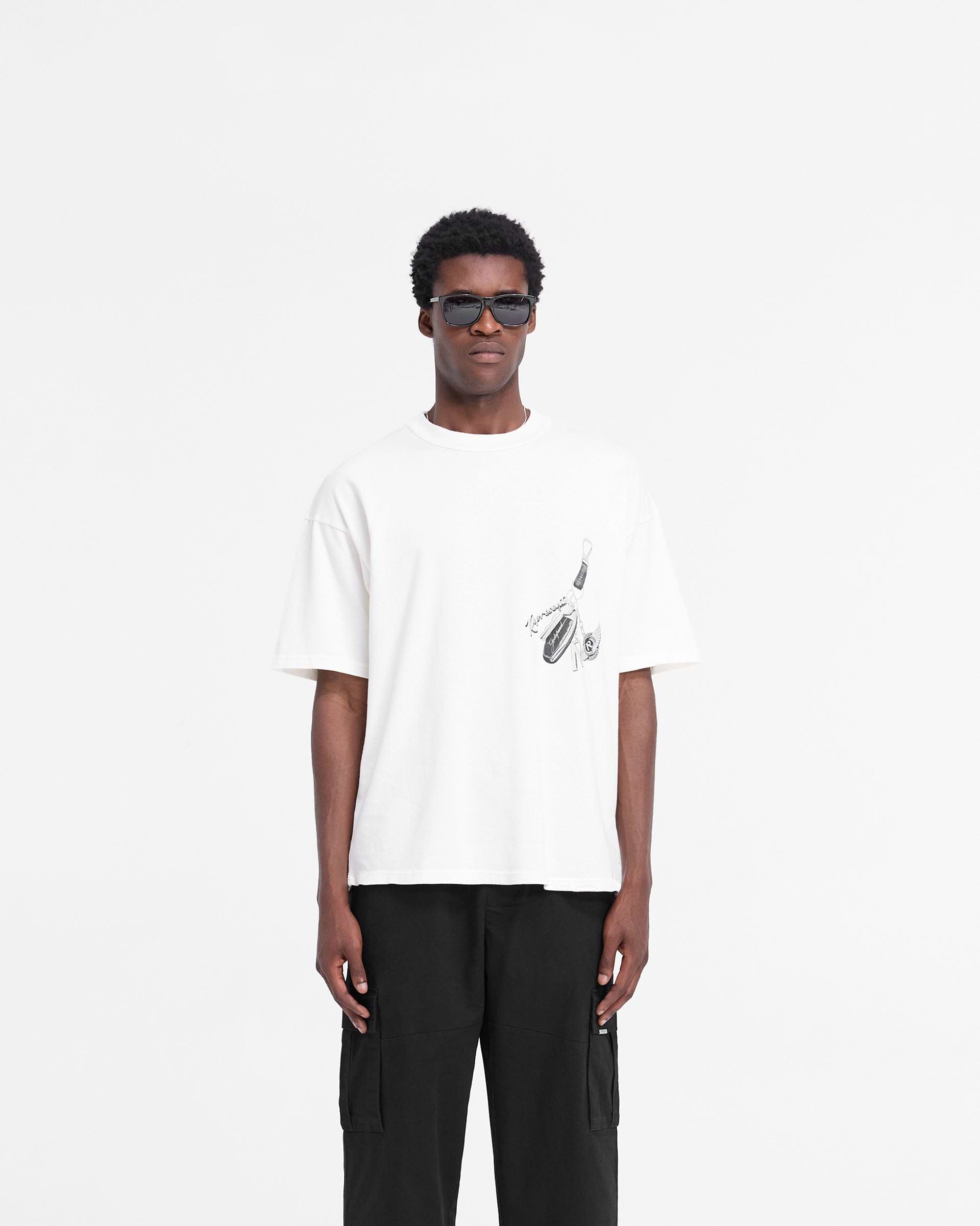 Keys to the Club T-Shirt | Flat White | REPRESENT