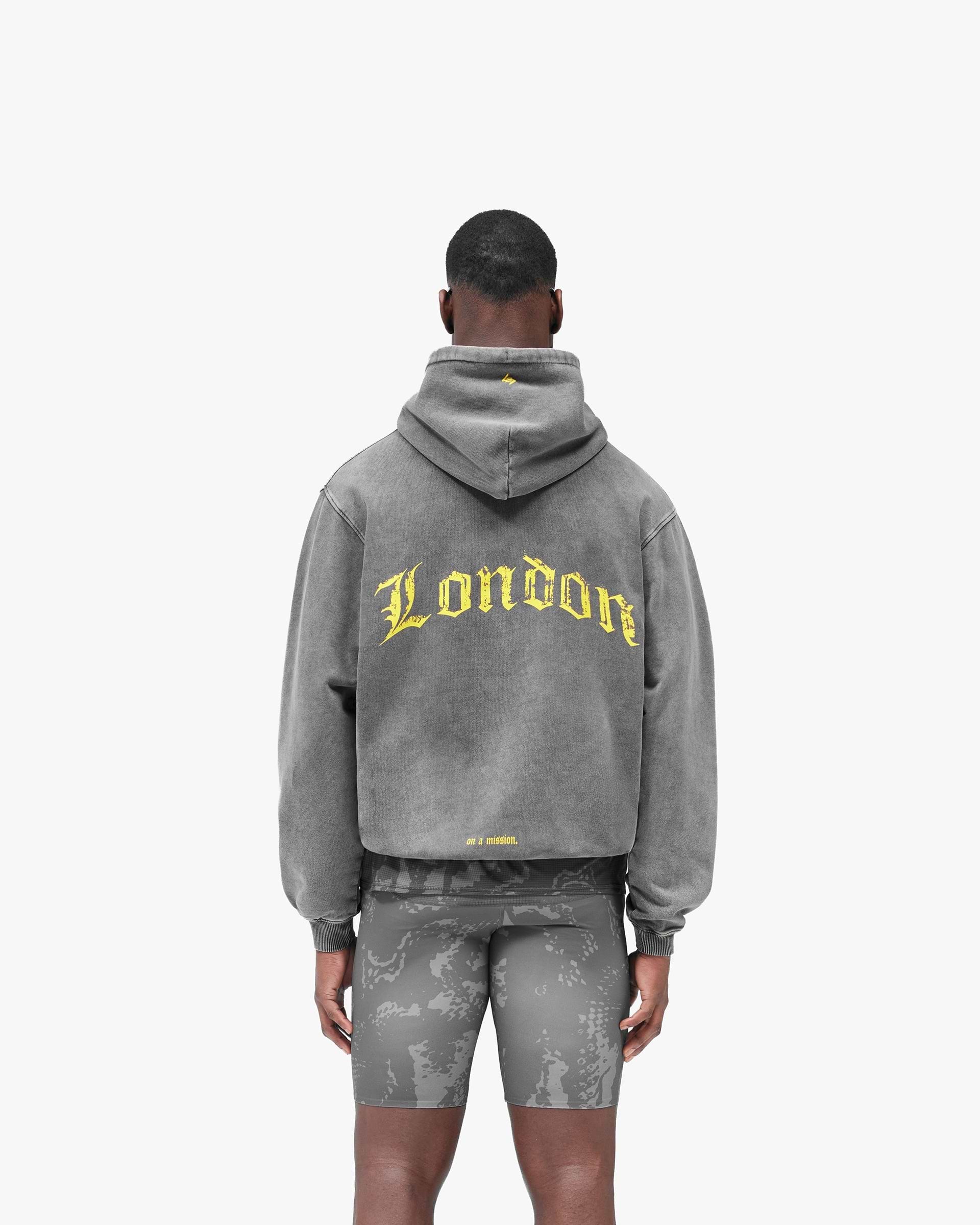 247 London Hoodie - Aged Grey