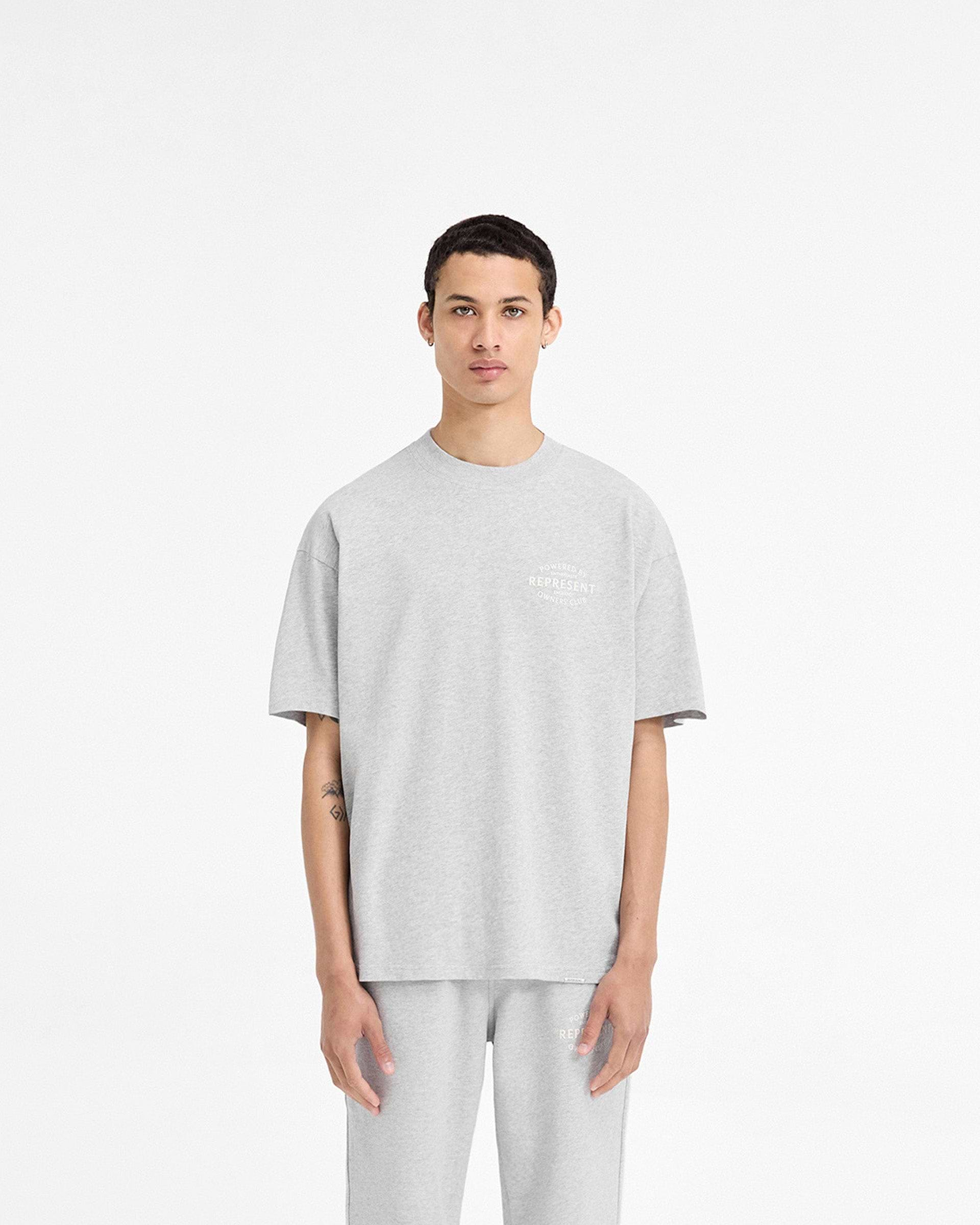 Represent Owners Club Stamp T-Shirt - Ash Grey