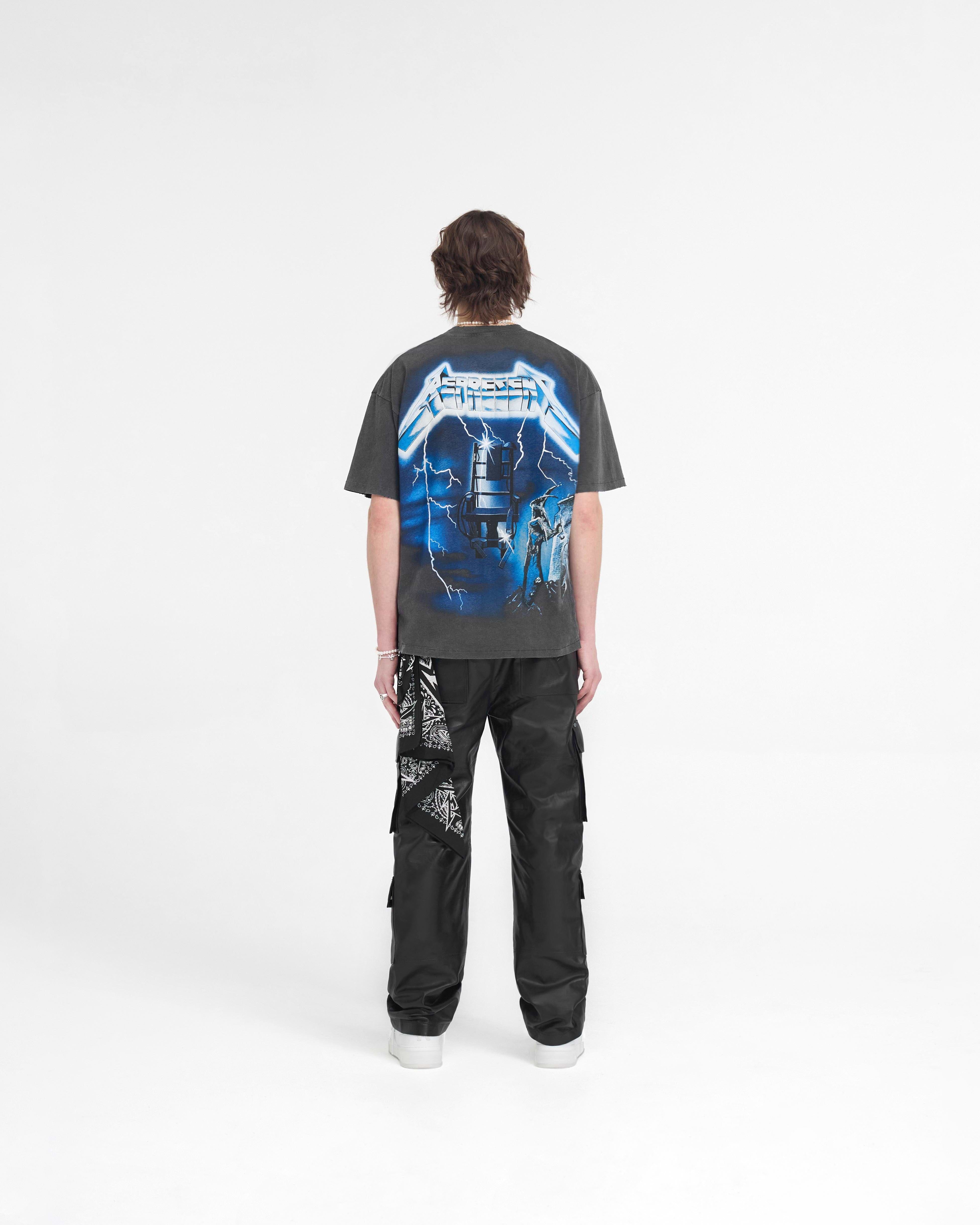 llica Relord Tシャツ　XL Metallica Ride The Lightning T-Shirt - Vintage Grey | REPRESENT