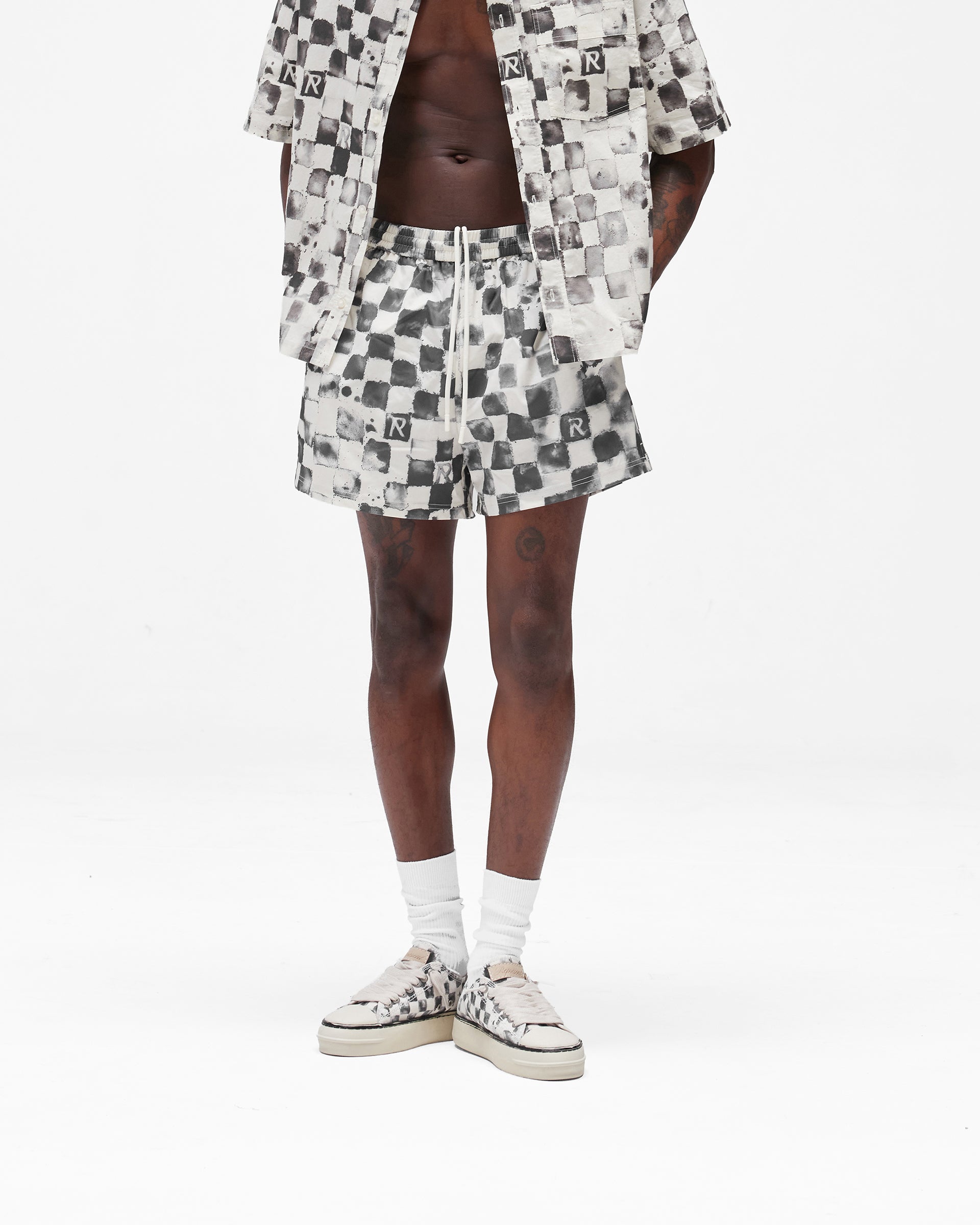 Pool Side Swim Short - Flat White