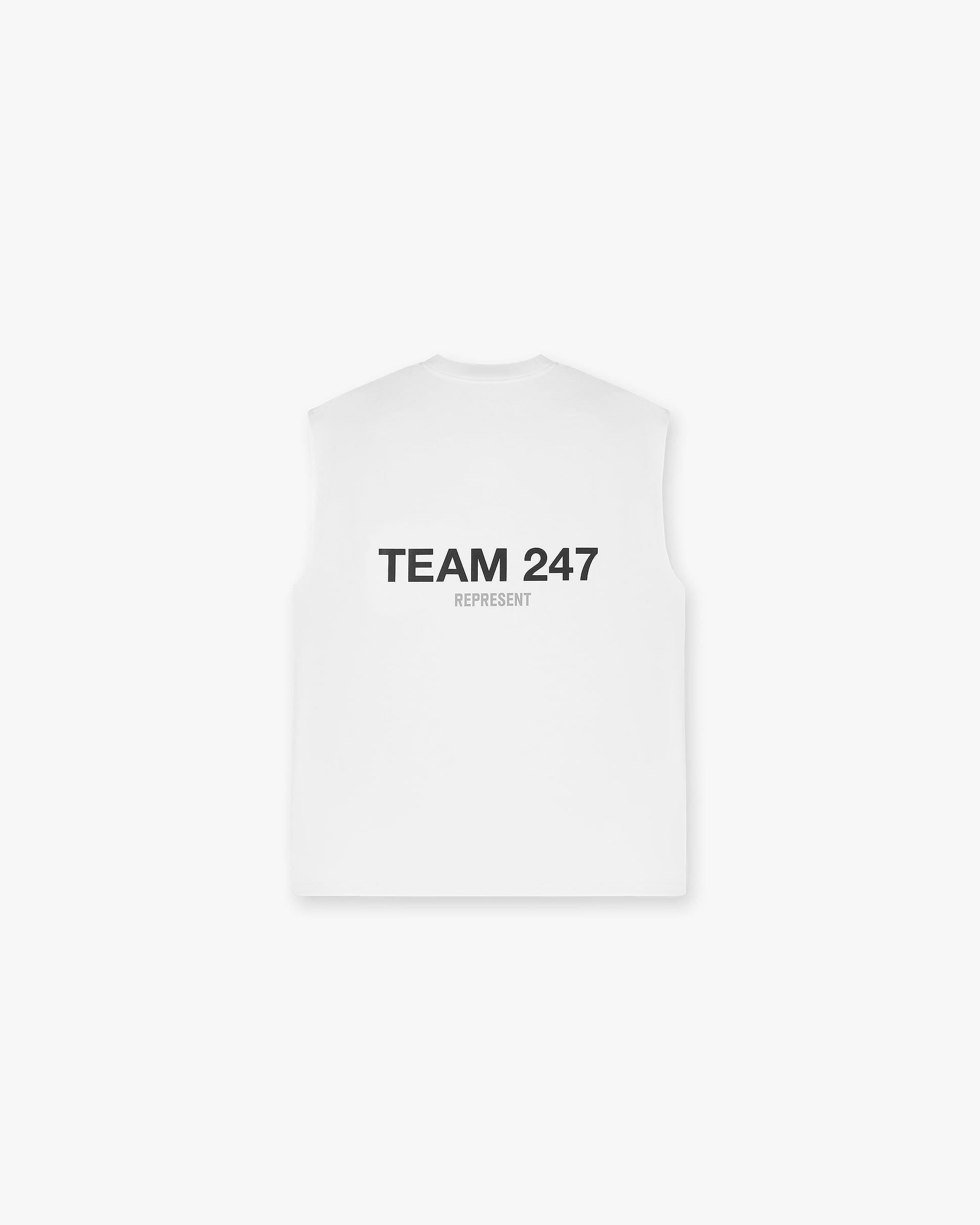 Team 247 Oversized Tank | Flat White T-Shirts 247 | Represent Clo