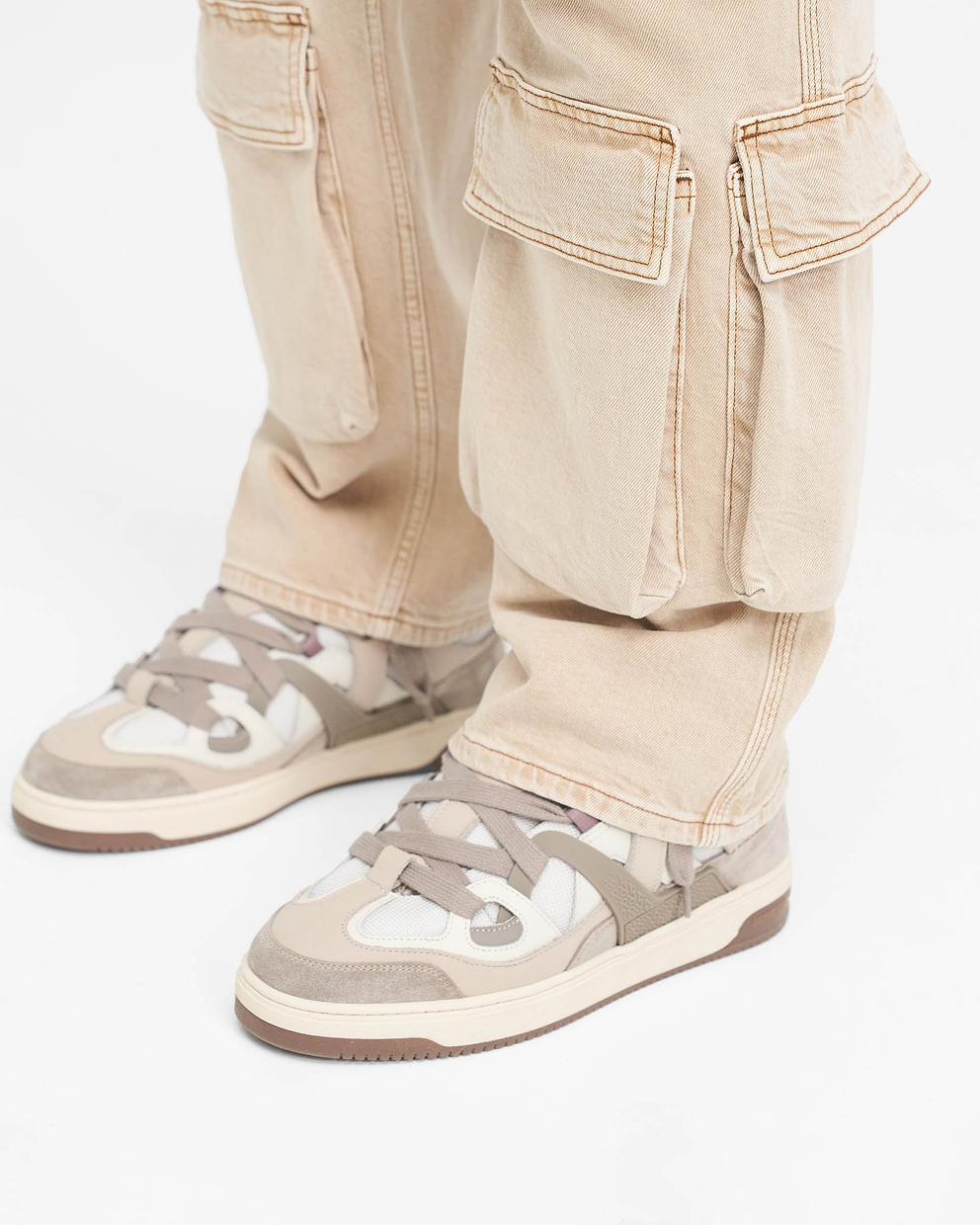 Bully Sneaker - Washed Taupe Cashmere