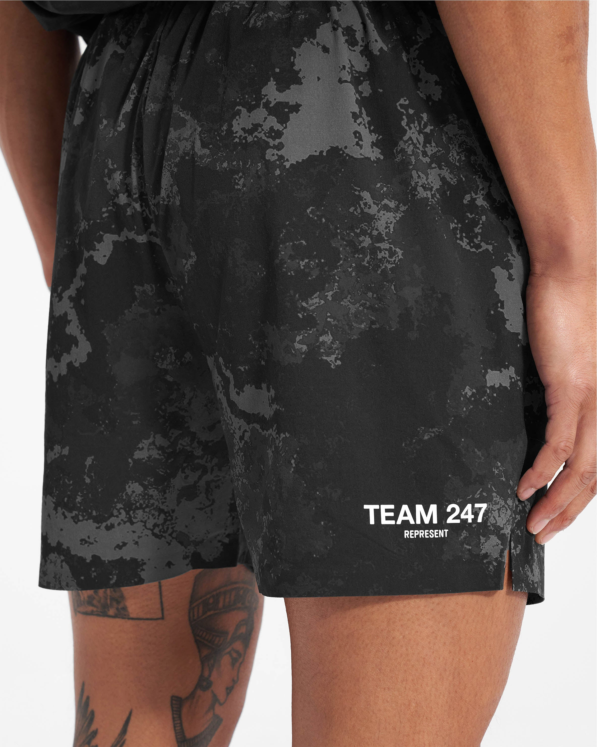 Team 247 Fused Shorts - Black Camo