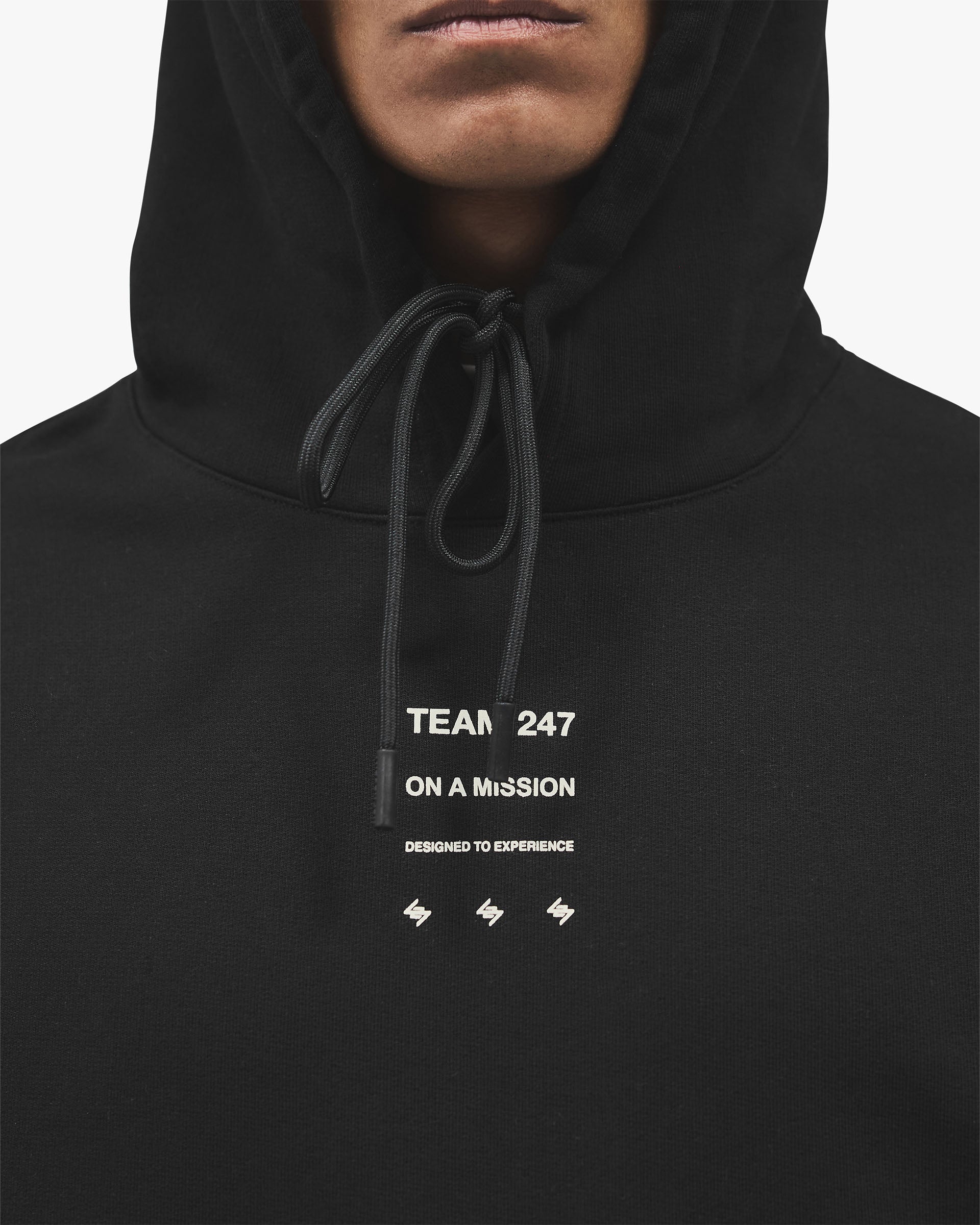 247 Uprising Oversized Hoodie - Black