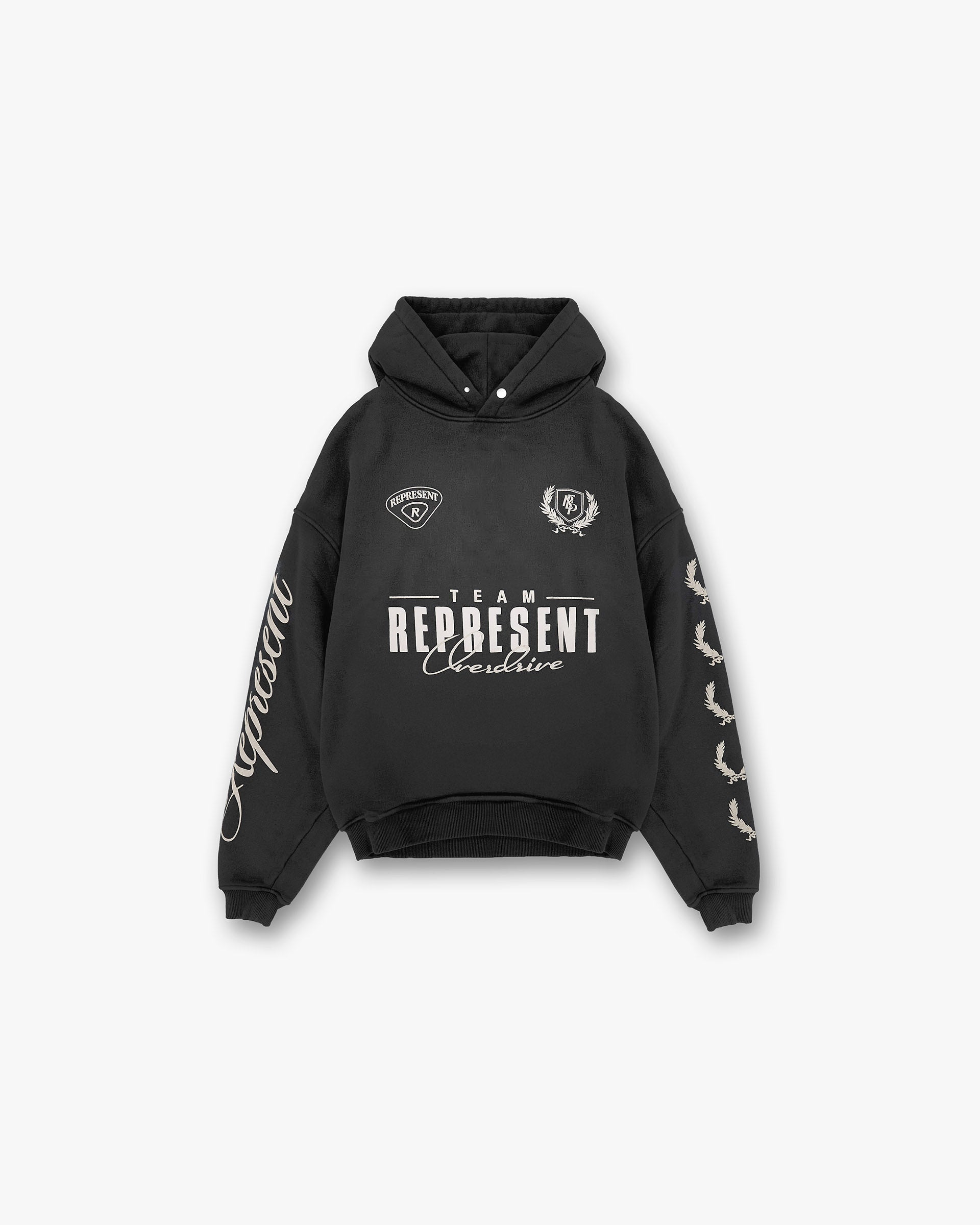 World Championship Hoodie - Stained Black | REPRESENT