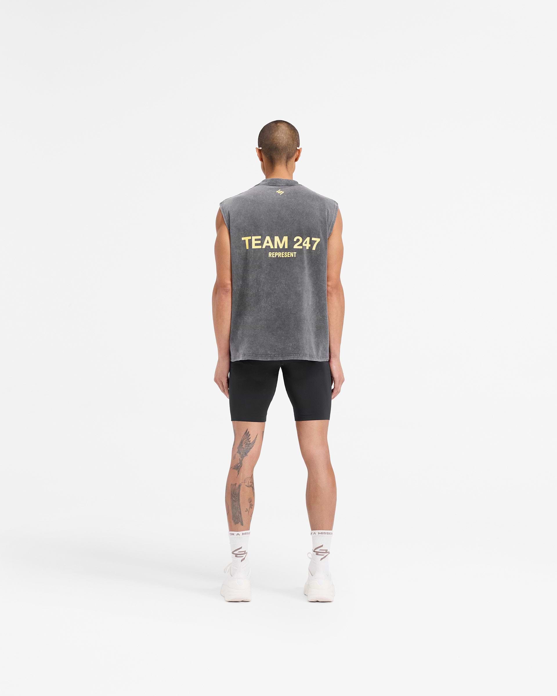 Team 247 Oversized Tank - Pewter Lemon | REPRESENT