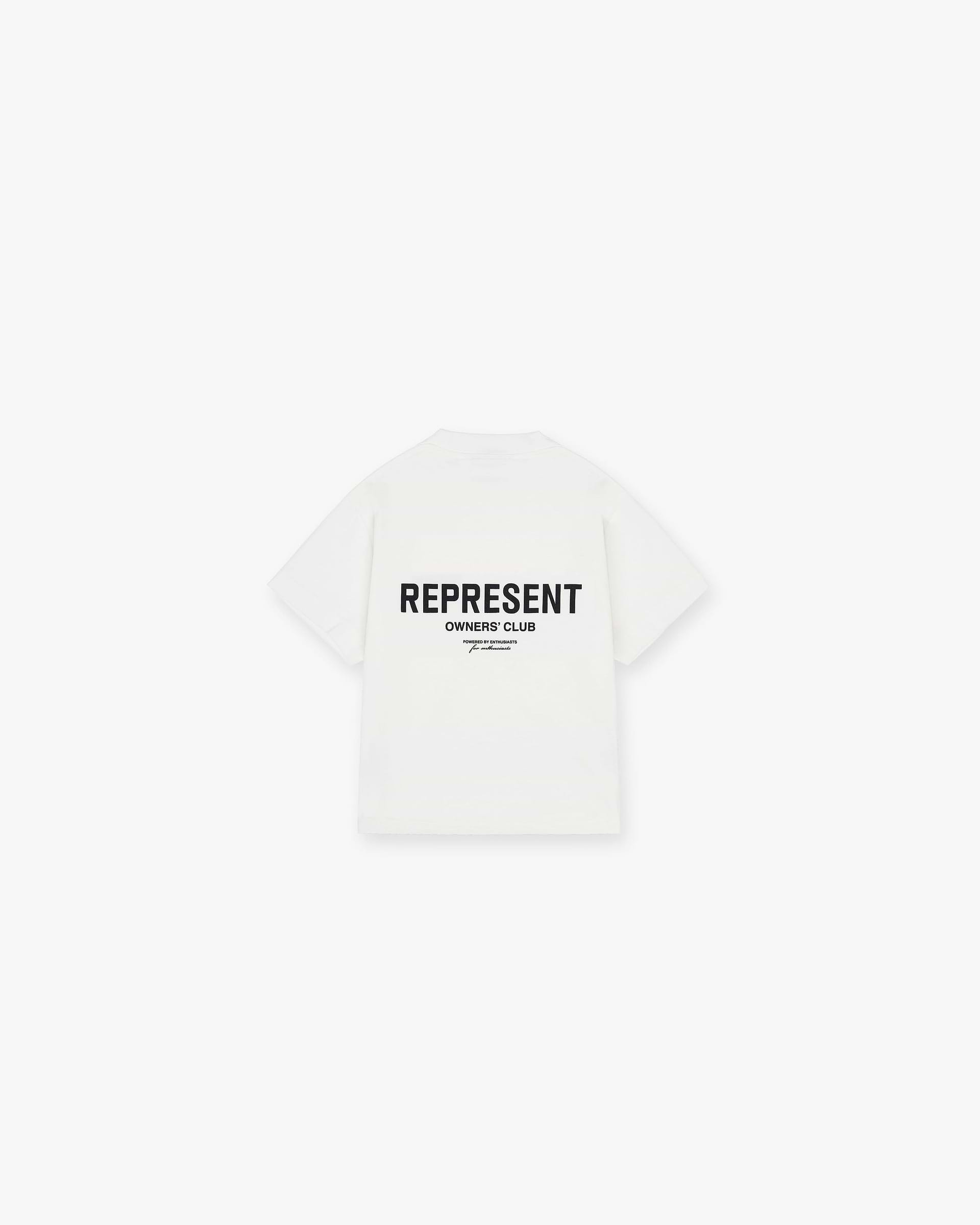 Represent Mini Owners Club T-Shirt - Flat White