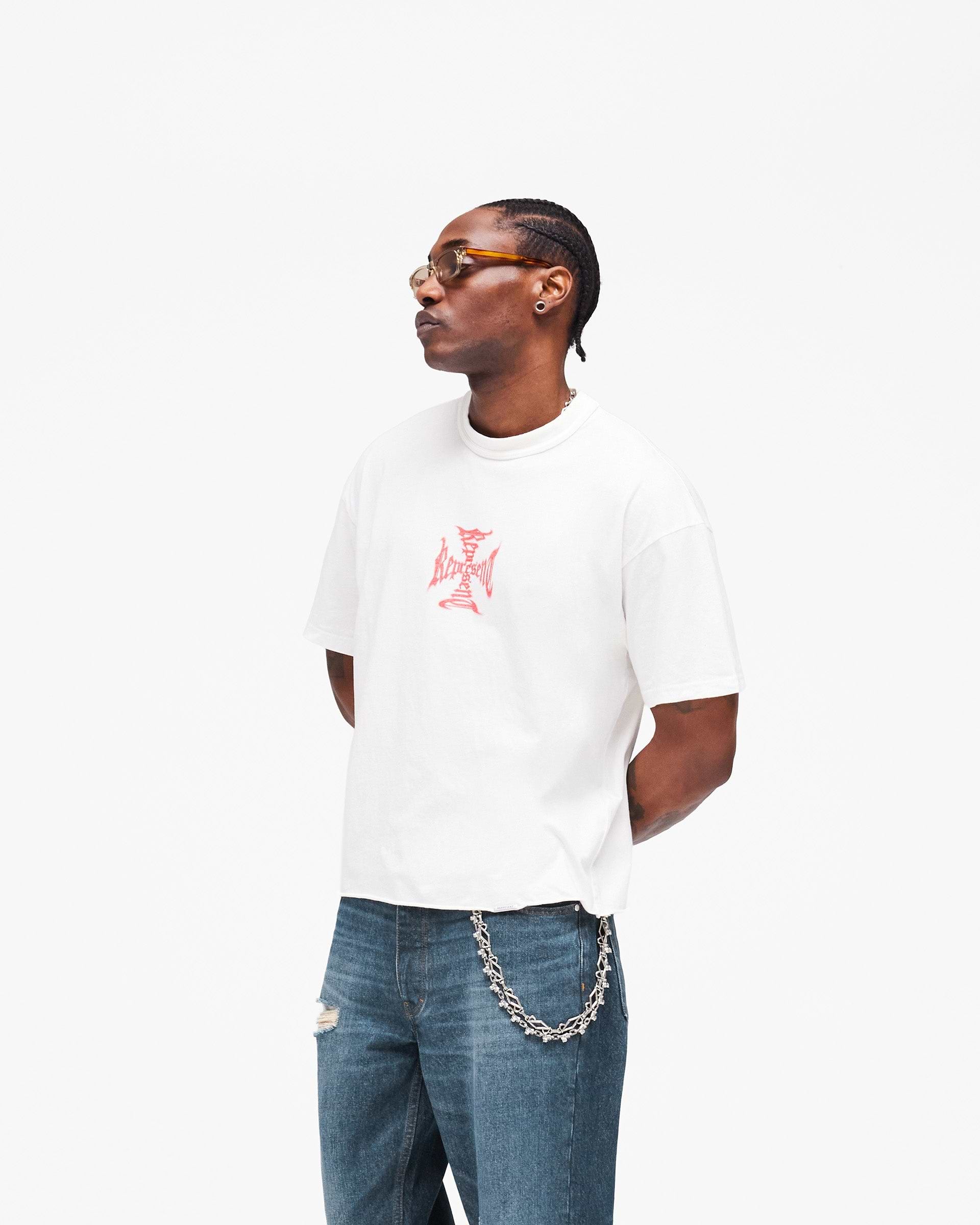MH T-Shirt V2 Ash White | Heaton Capsule T-Shirts | REPRESENT
