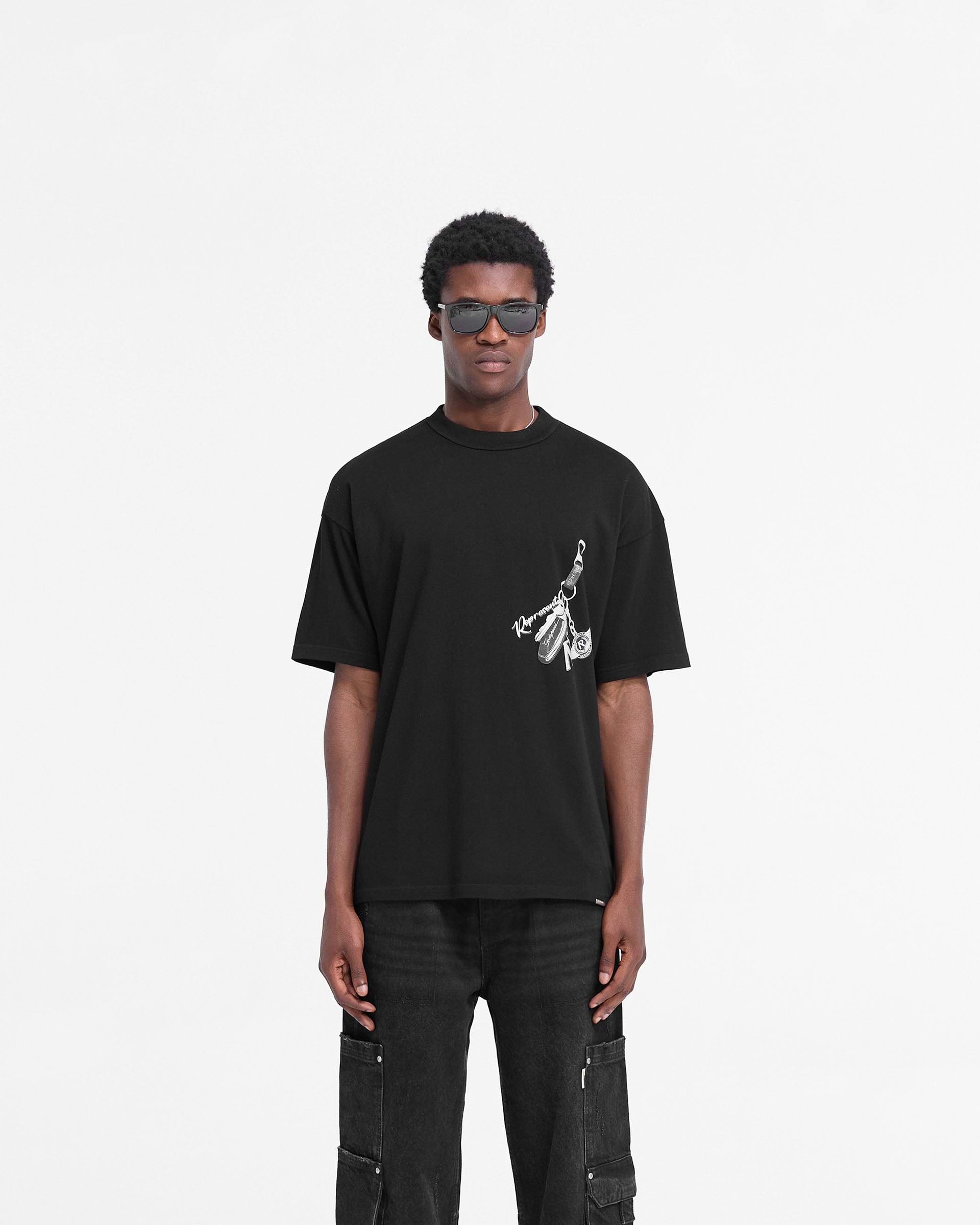 【関税込み】Represent ブラック Keys to the Club フーディ REPRESENT】ブラック Keys to the Club フーディ パーカー・フーディ