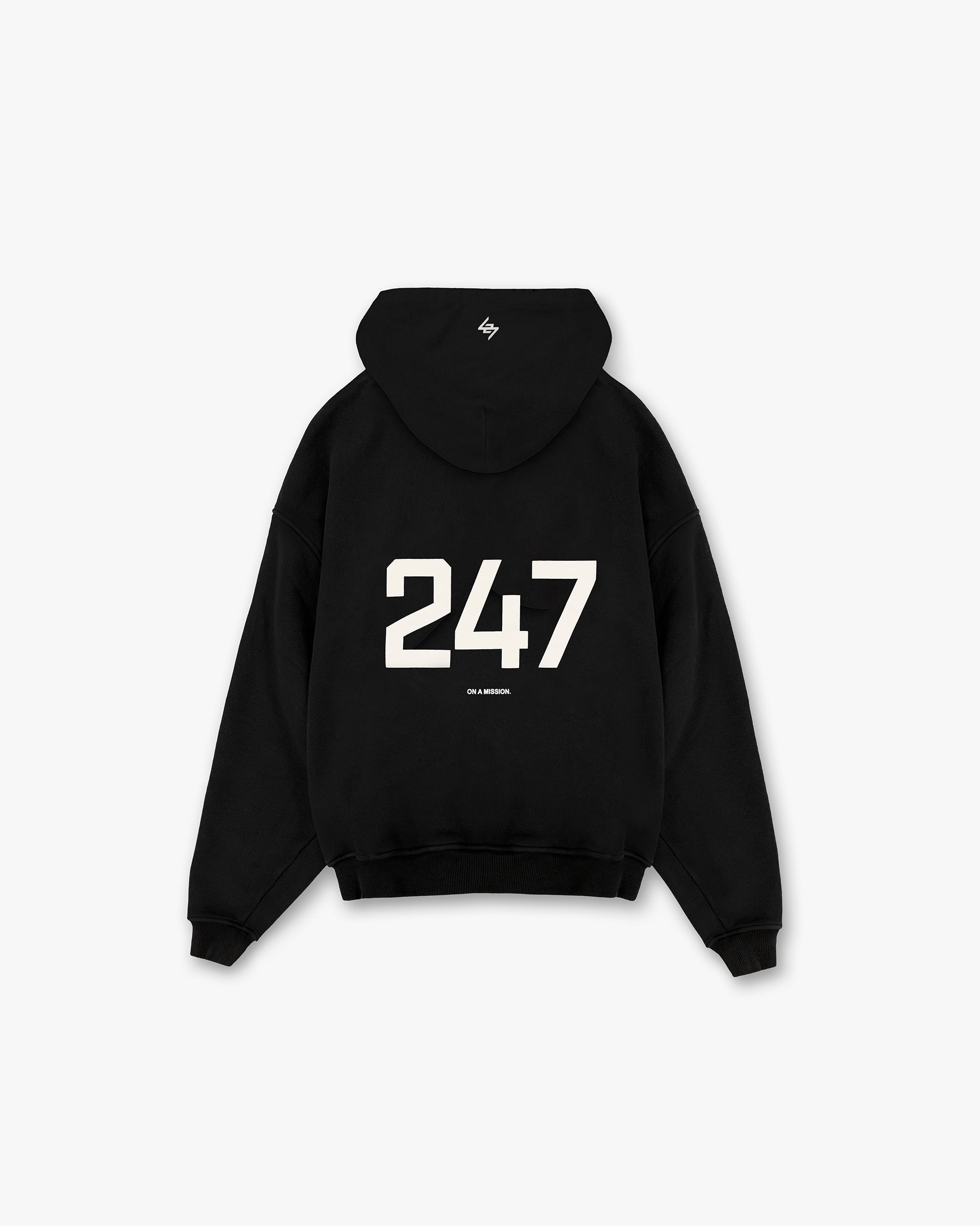 247 Oversized Hood - Jet Black